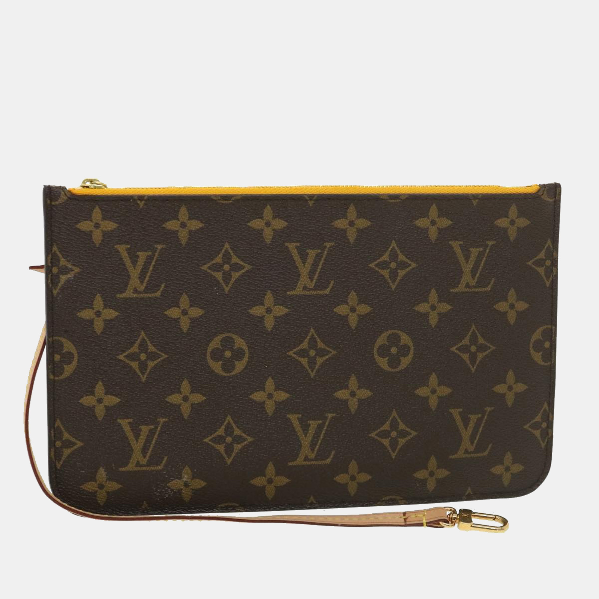 

Louis Vuitton Monogram Neverfull MM Pouch, Brown