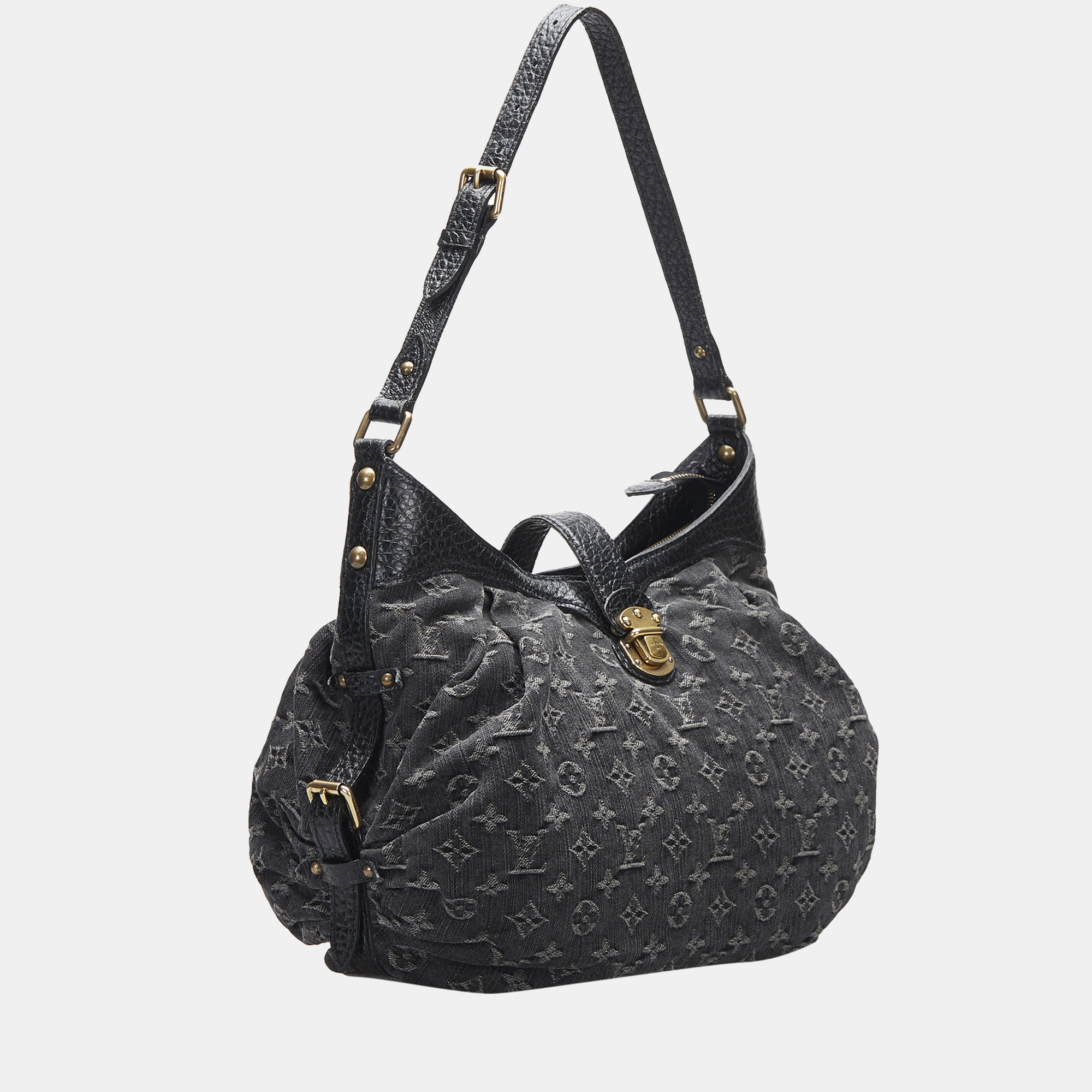 

Louis Vuitton Black Monogram Mahina