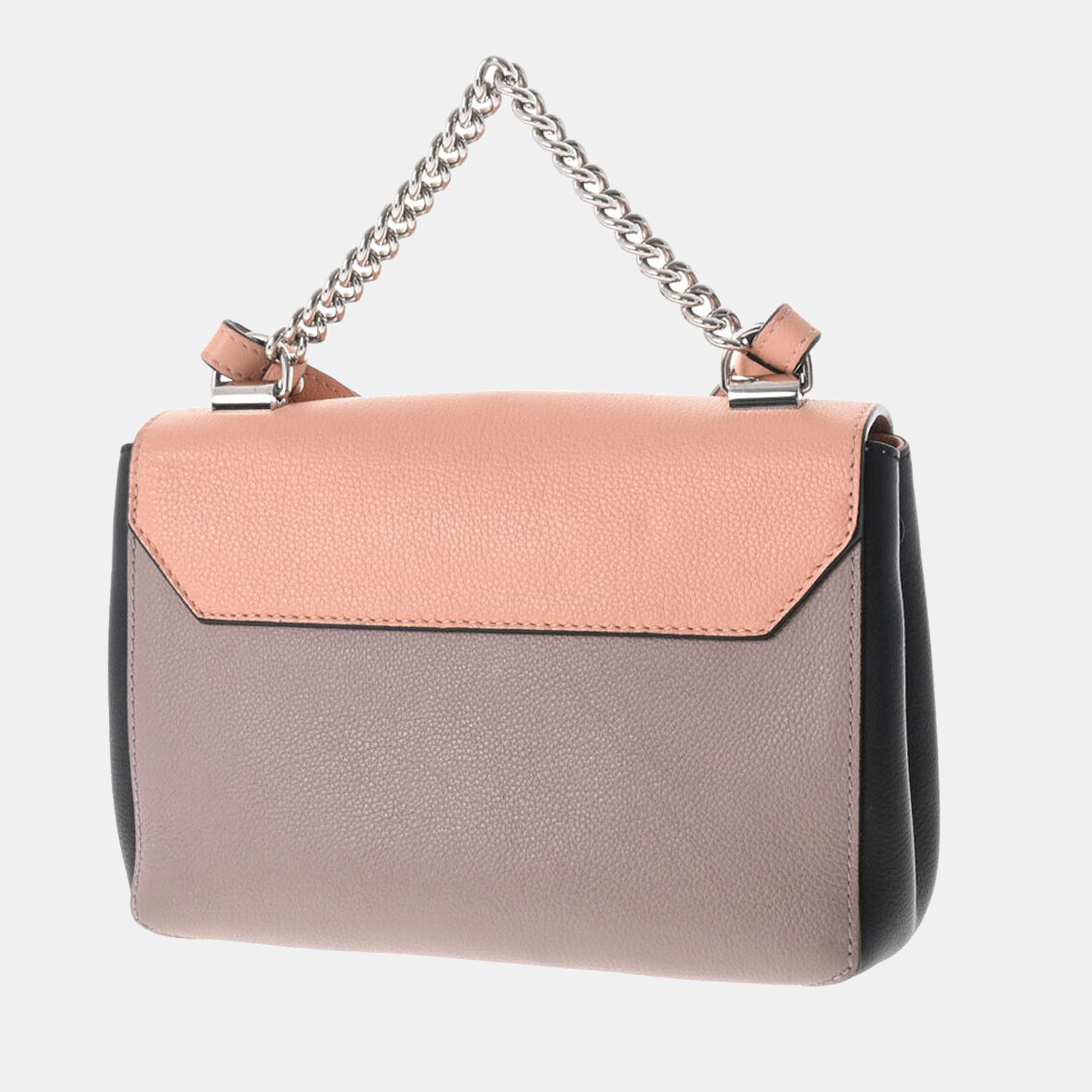 

Louis Vuitton Pink Leather Mylockme BB Bag