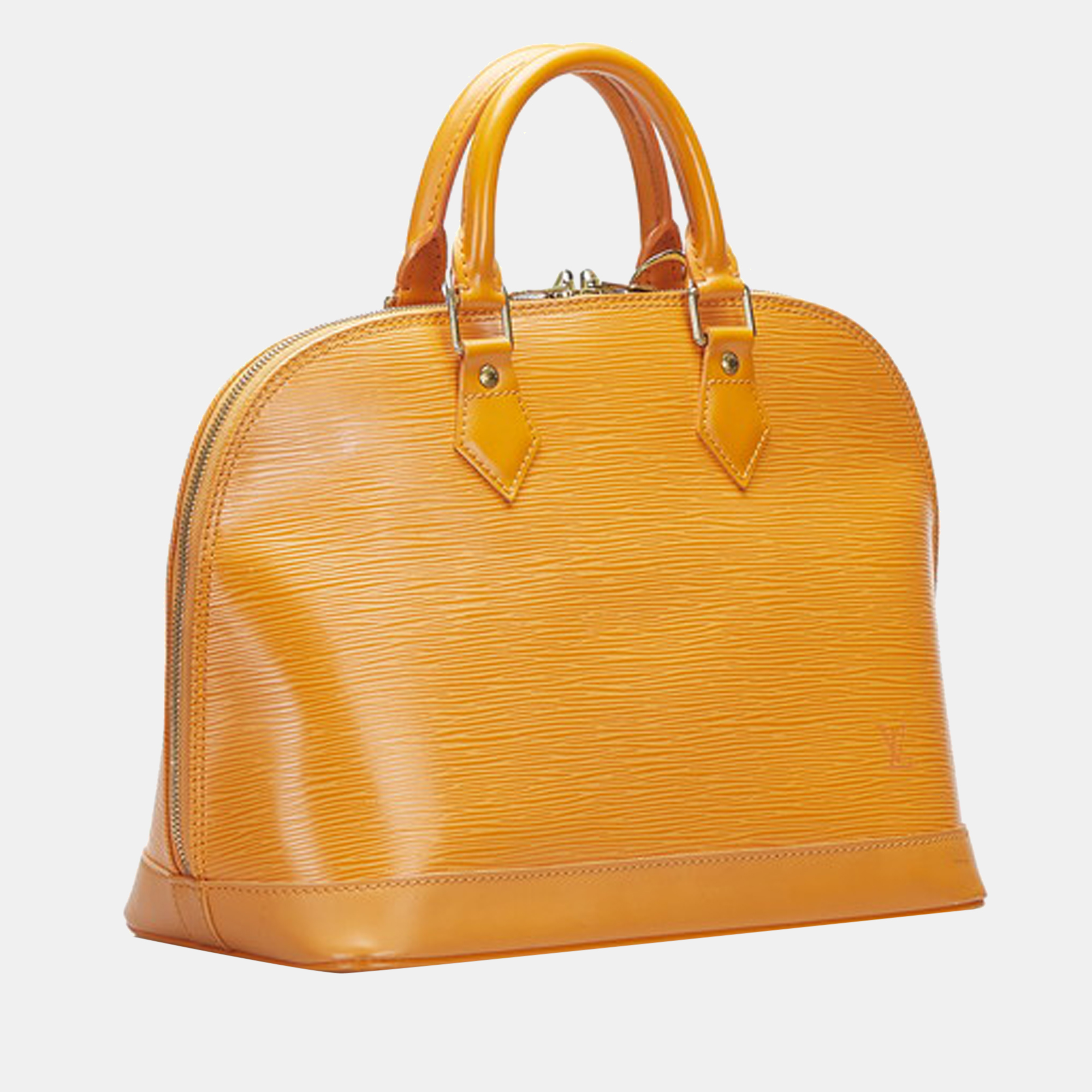 

Louis Vuitton Orange Epi Leather Alma PM Satchel