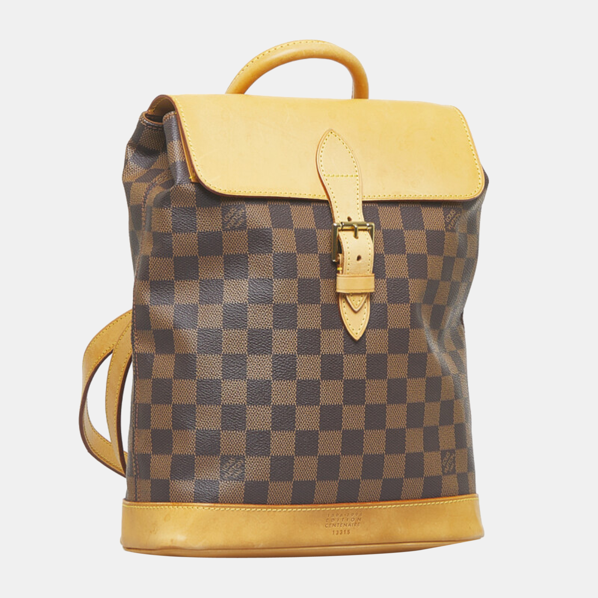 

Louis Vuitton Brown Damier Ebene Canvas Arlequin Centenaire Soho Backpack