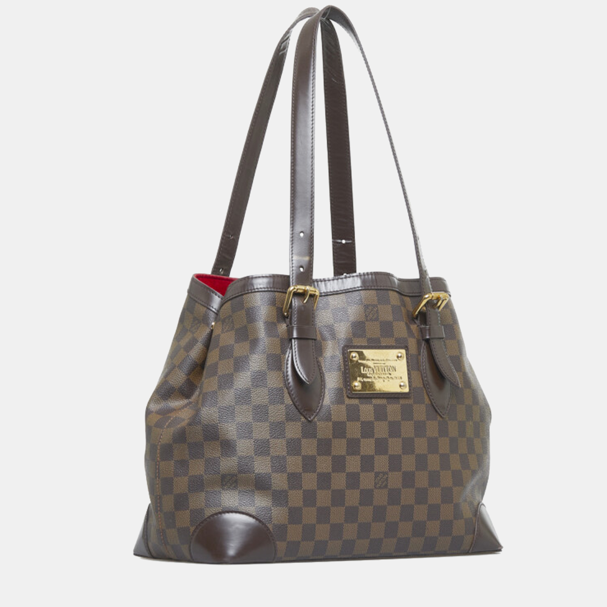 

Louis Vuitton Brown Damier Ebene Canvas Hampstead MM Tote Bag