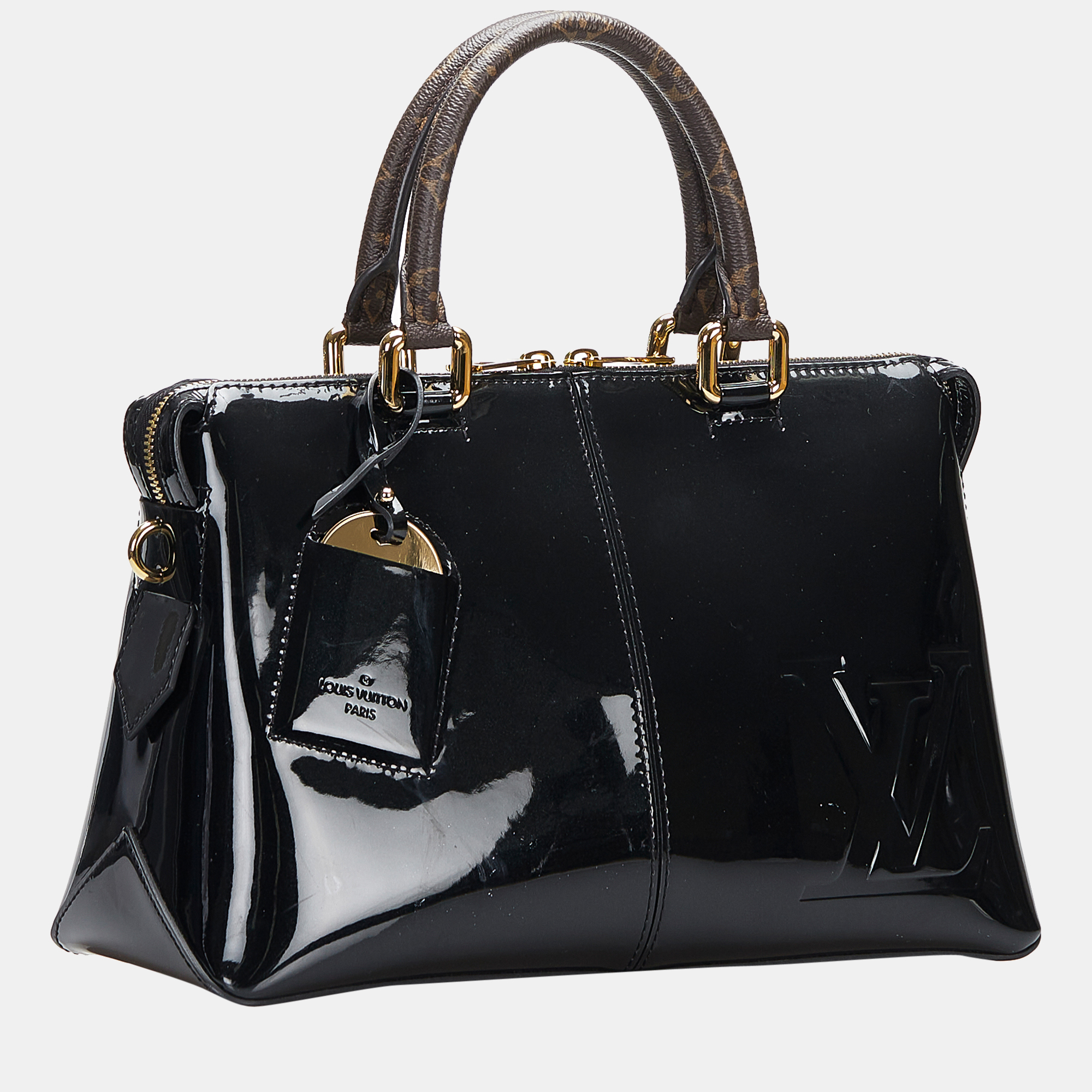 

Louis Vuitton Black Vernis Miroir Tote