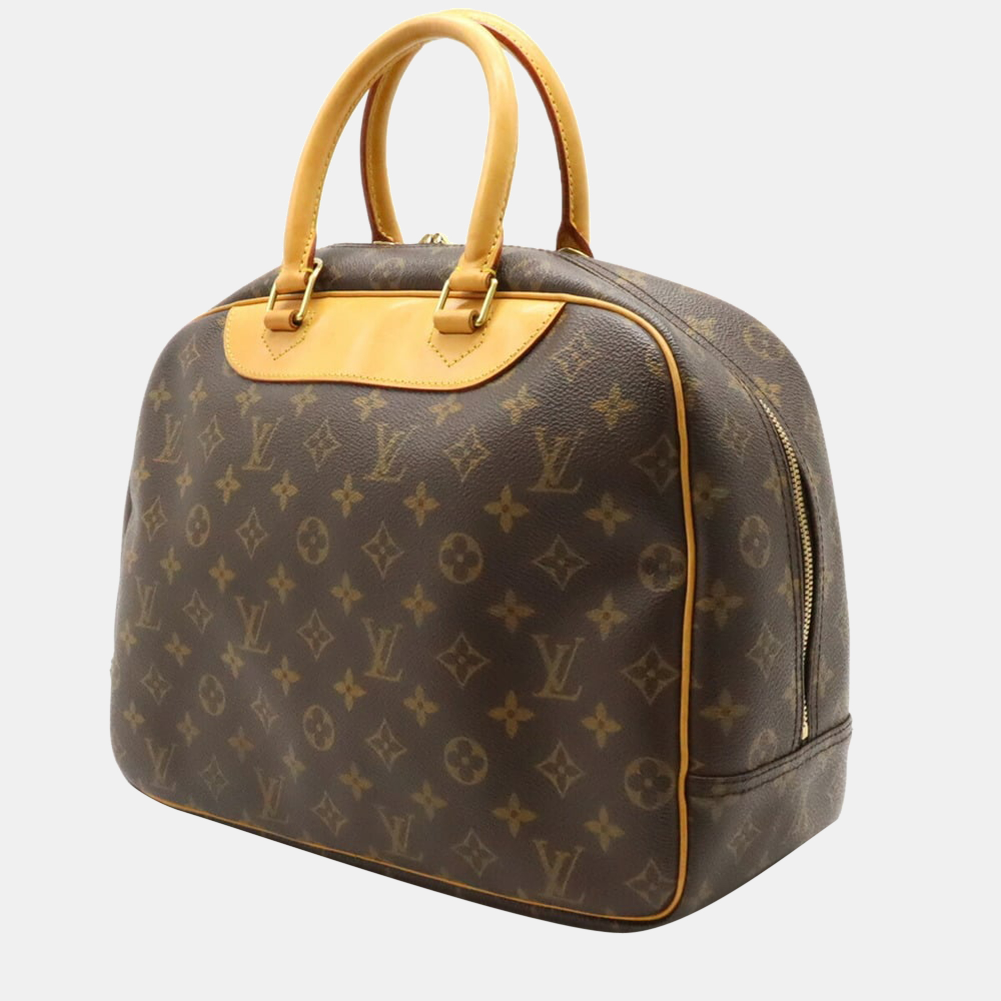 

Louis Vuitton Brown Monogram Canvas Deauville Top Handle Bag