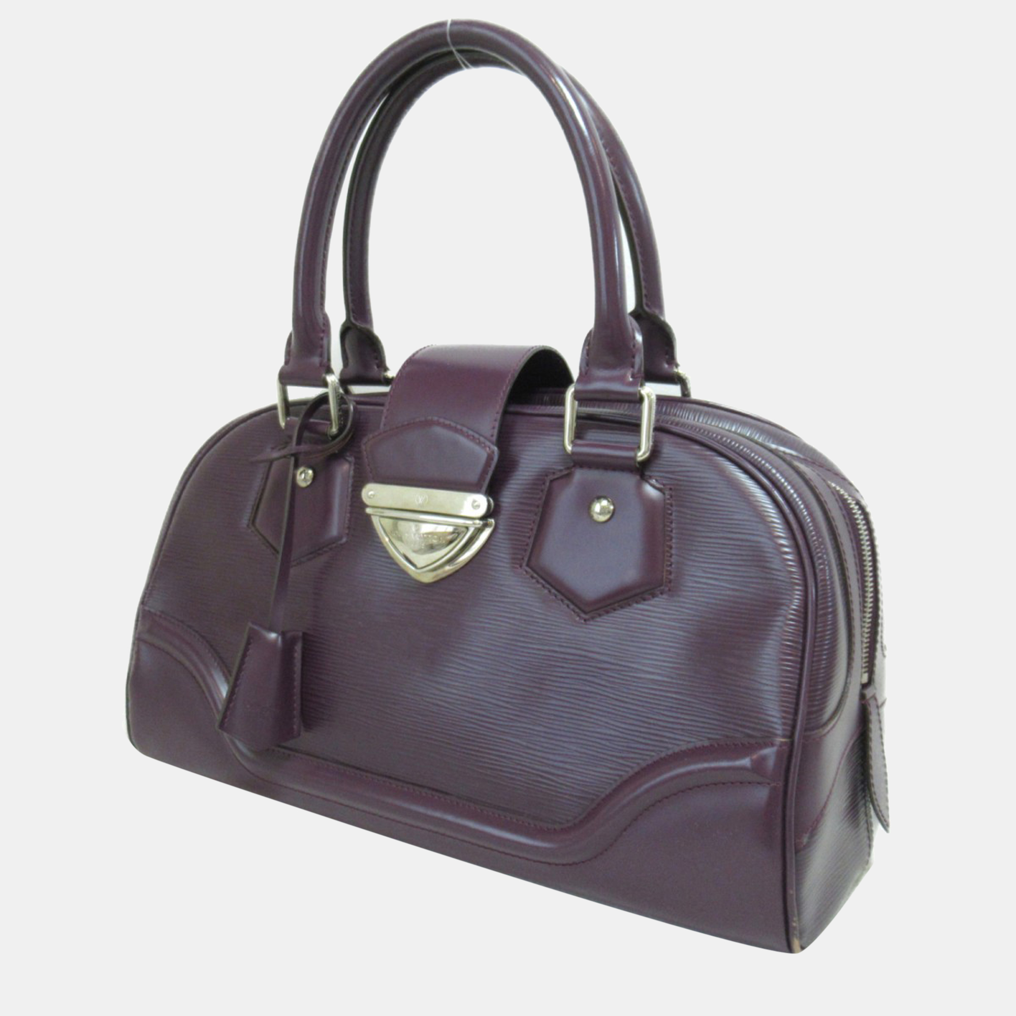 

Louis Vuitton Purple Epi Leather Bowling Montaigne Handbag