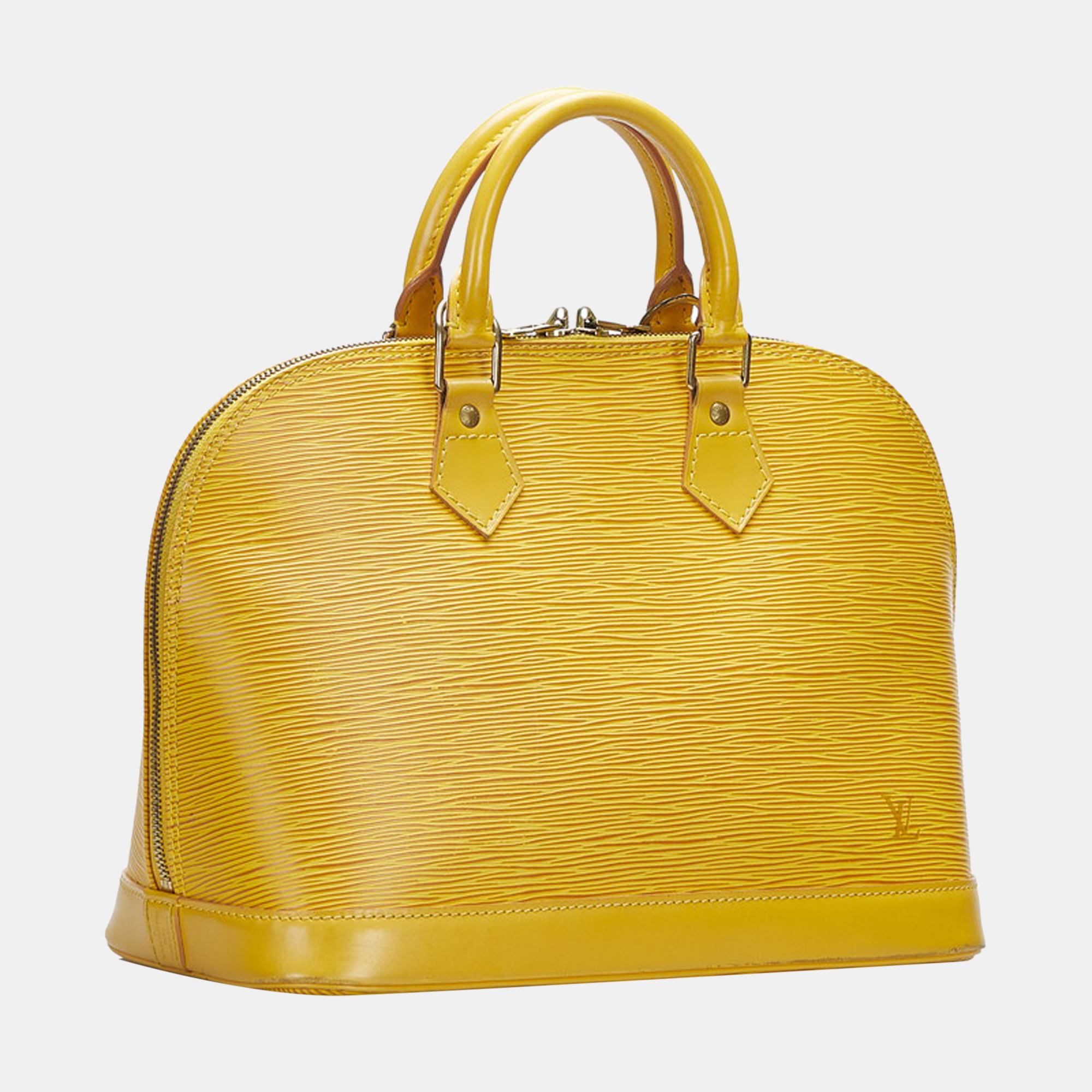 

Louis Vuitton Yellow Epi Leather Alma PM Bag