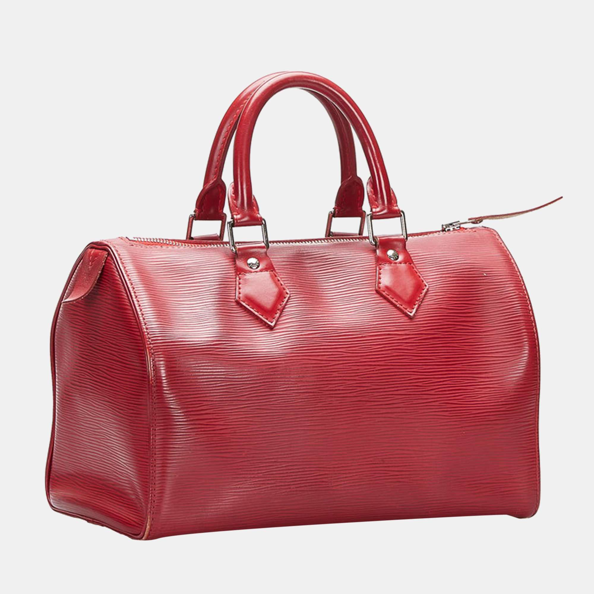 

Louis Vuitton Red Epi Leather Speedy 25 Handbag