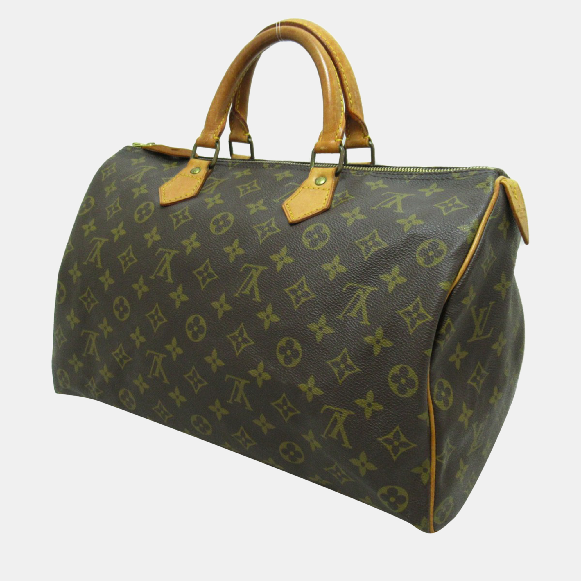 

Louis Vuitton Brown Monogram Canvas Speedy 35 Handbag