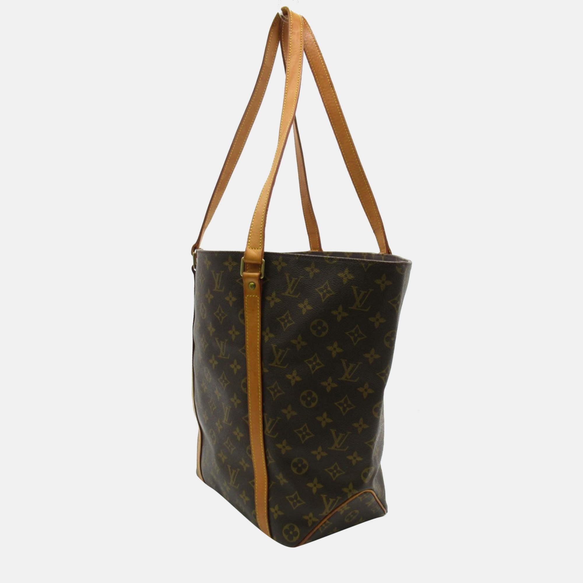 

Louis Vuitton Brown Canvas Monogram Sac Shopping Tote Tote Bag