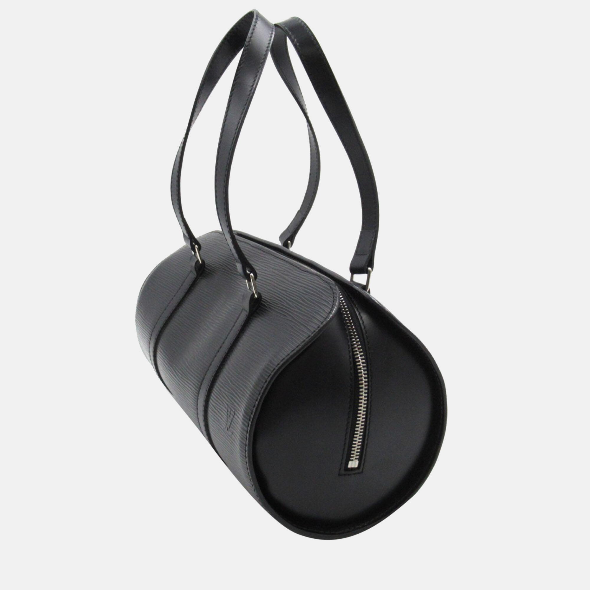 

Louis Vuitton Black Epi Soufflot with Pouch Handbag
