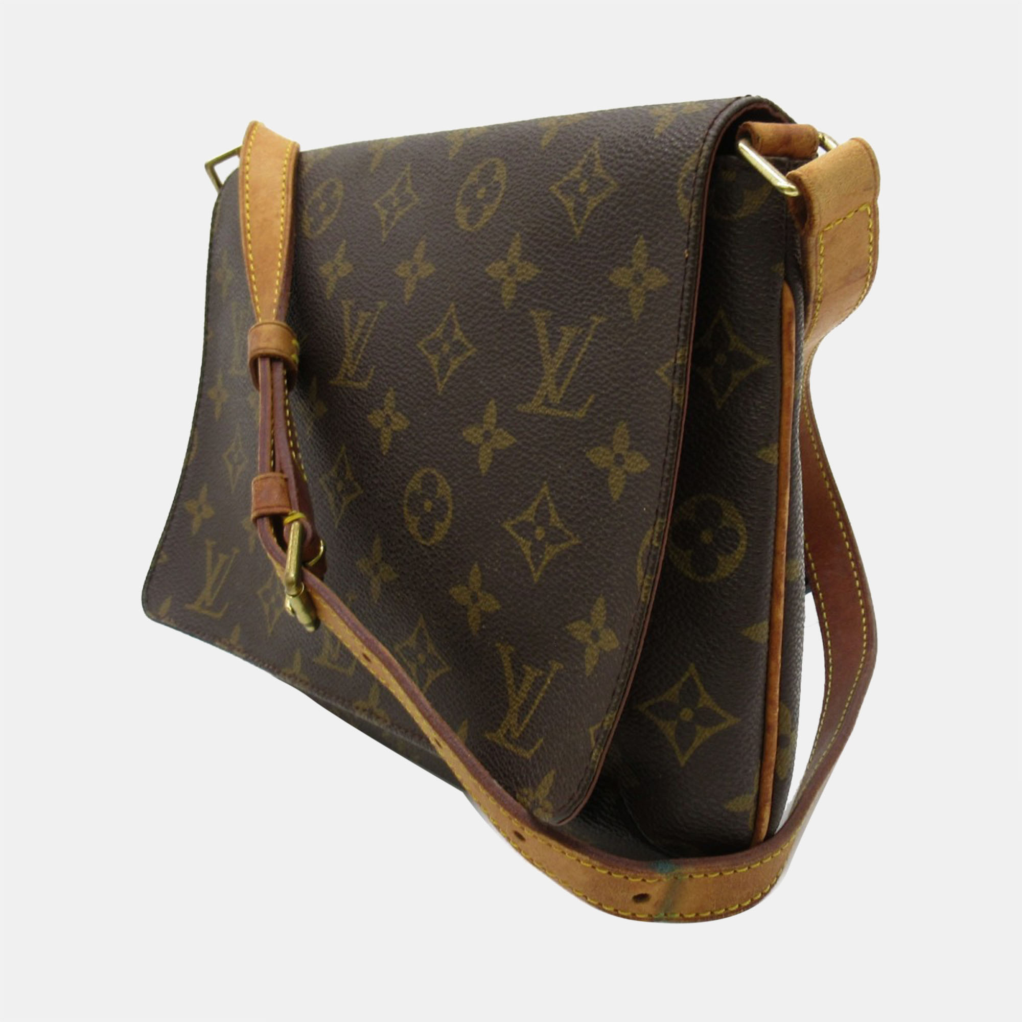 

Louis Vuitton Brown Canvas Monogram Musette Tango Short Strap Shoulder Bag