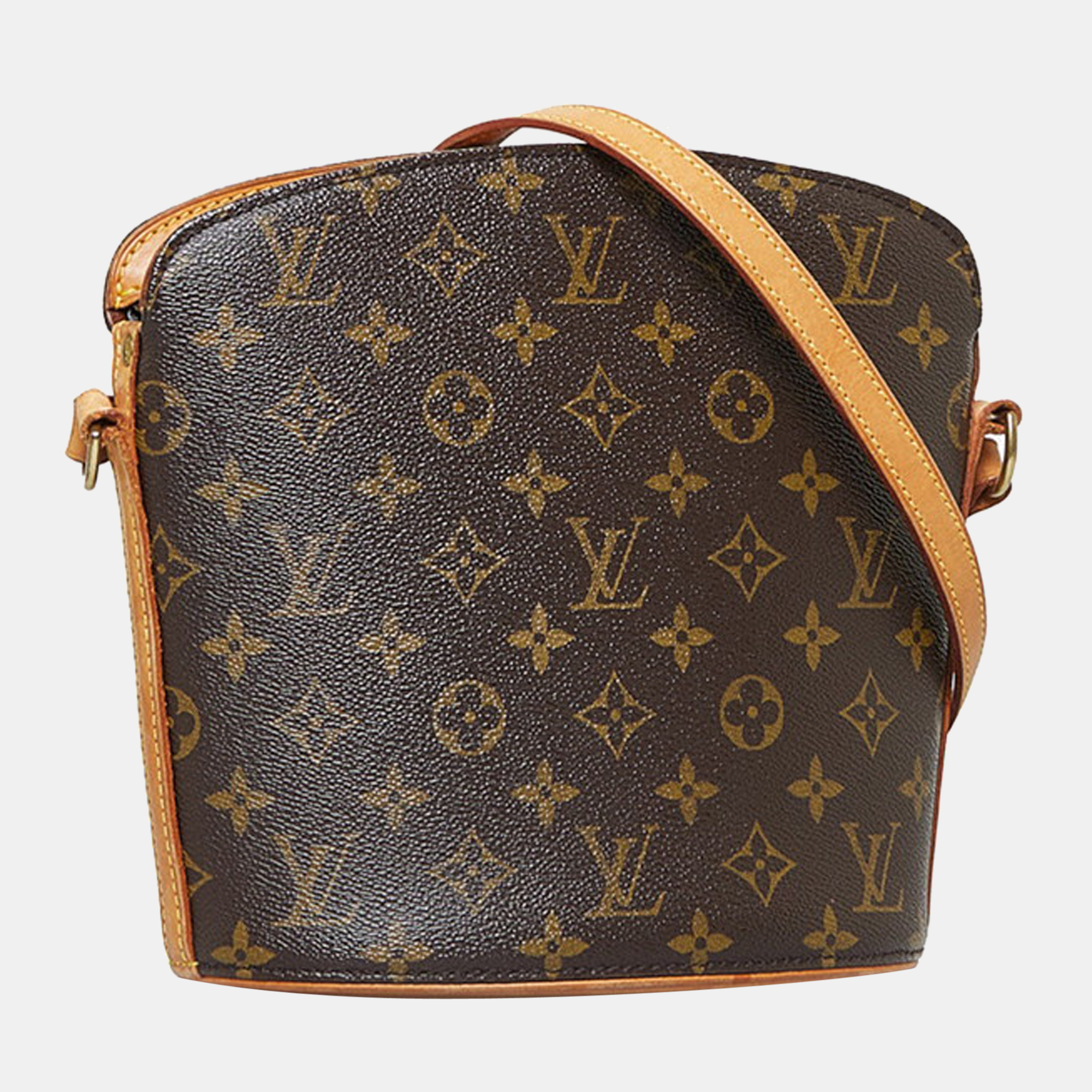 

Louis Vuitton Brown Monogram Canvas Drouot Shoulder Bag