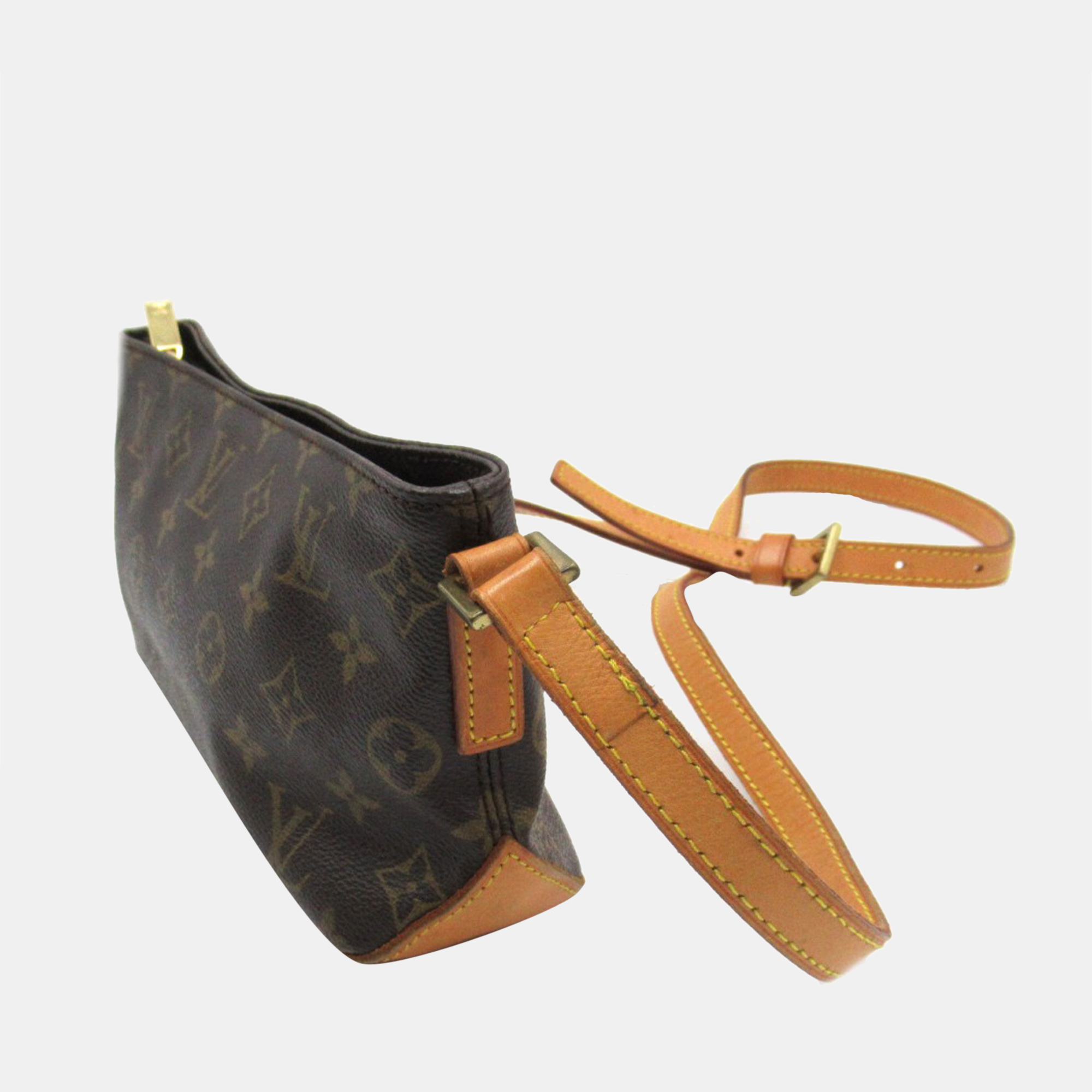 

Louis Vuitton Brown Canvas Monogram Trotteur Crossbody Bag