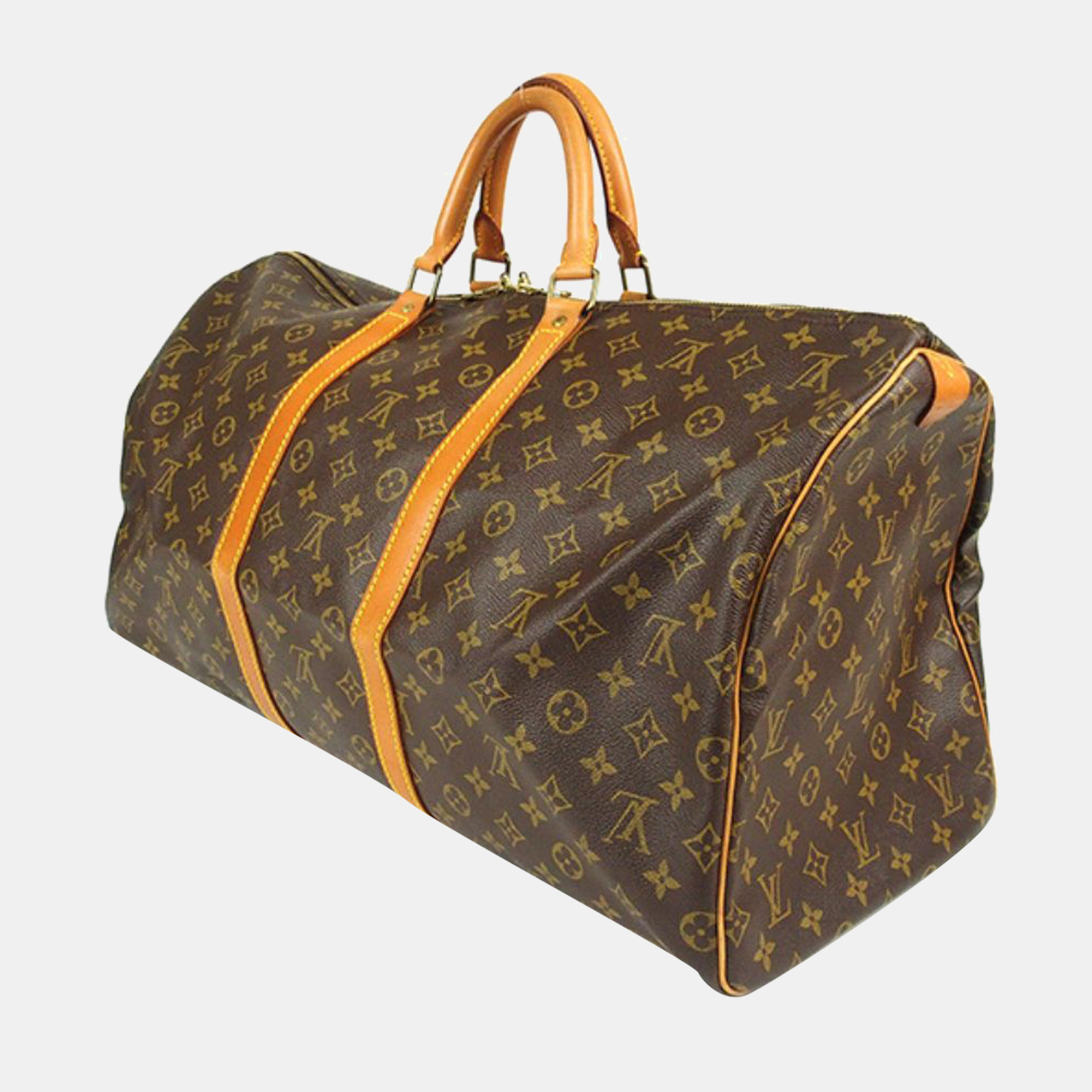 

Louis Vuitton Brown Canvas Monogram Keepall 55 Travel Bag