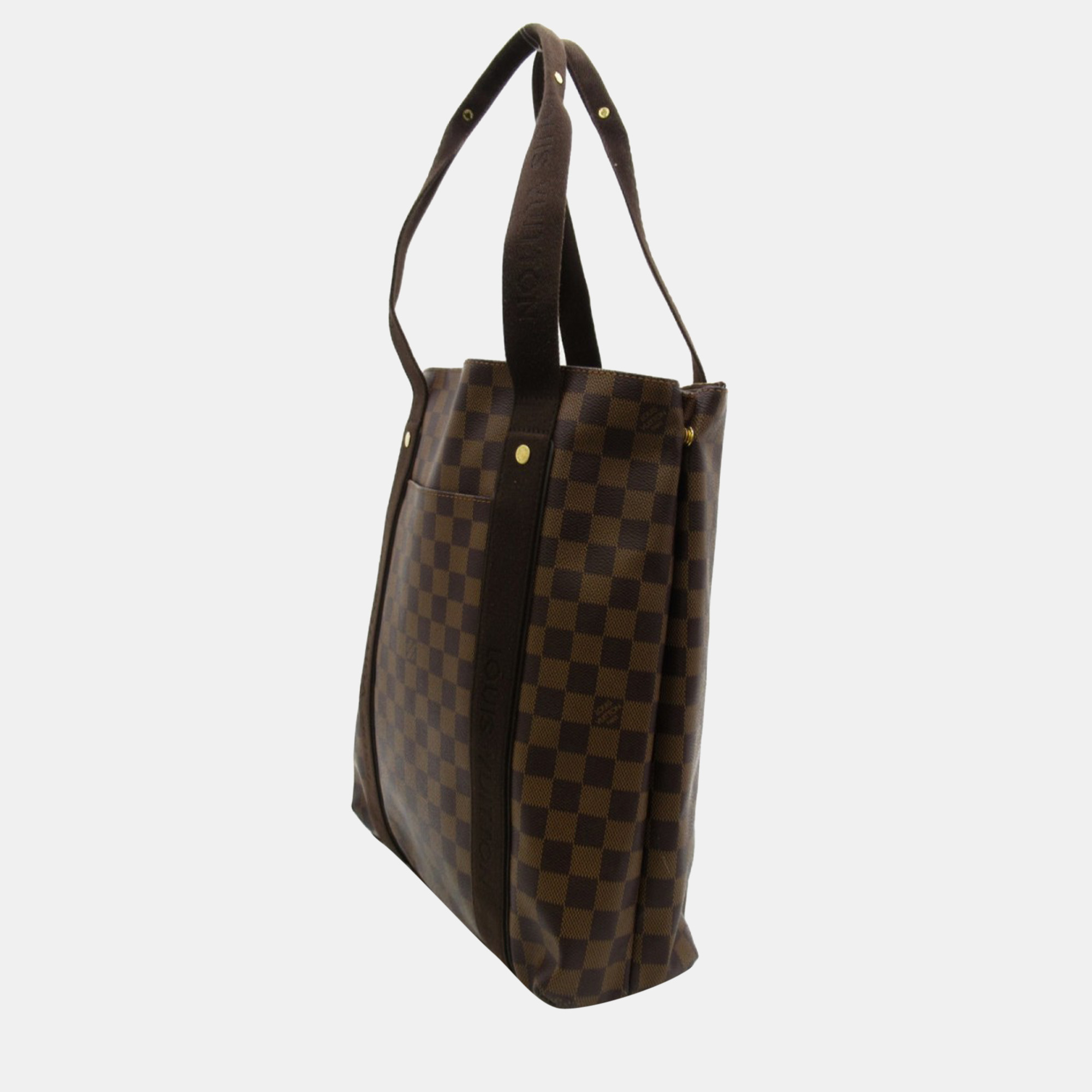 

Louis Vuitton Brown Canvas Damier Ebene Cabas Beaubourg Tote Bag