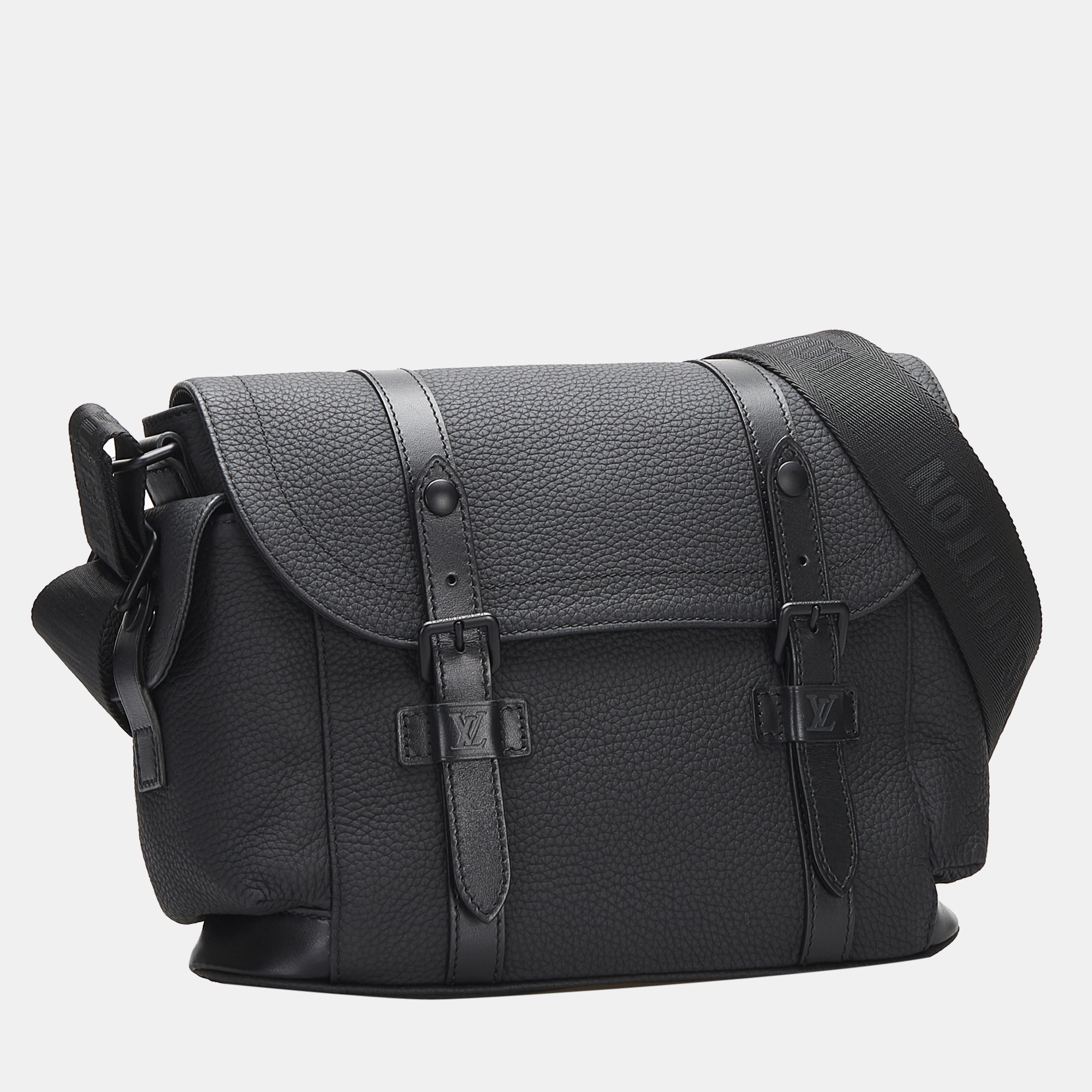 

Louis Vuitton Black Taurillon Christopher Messenger