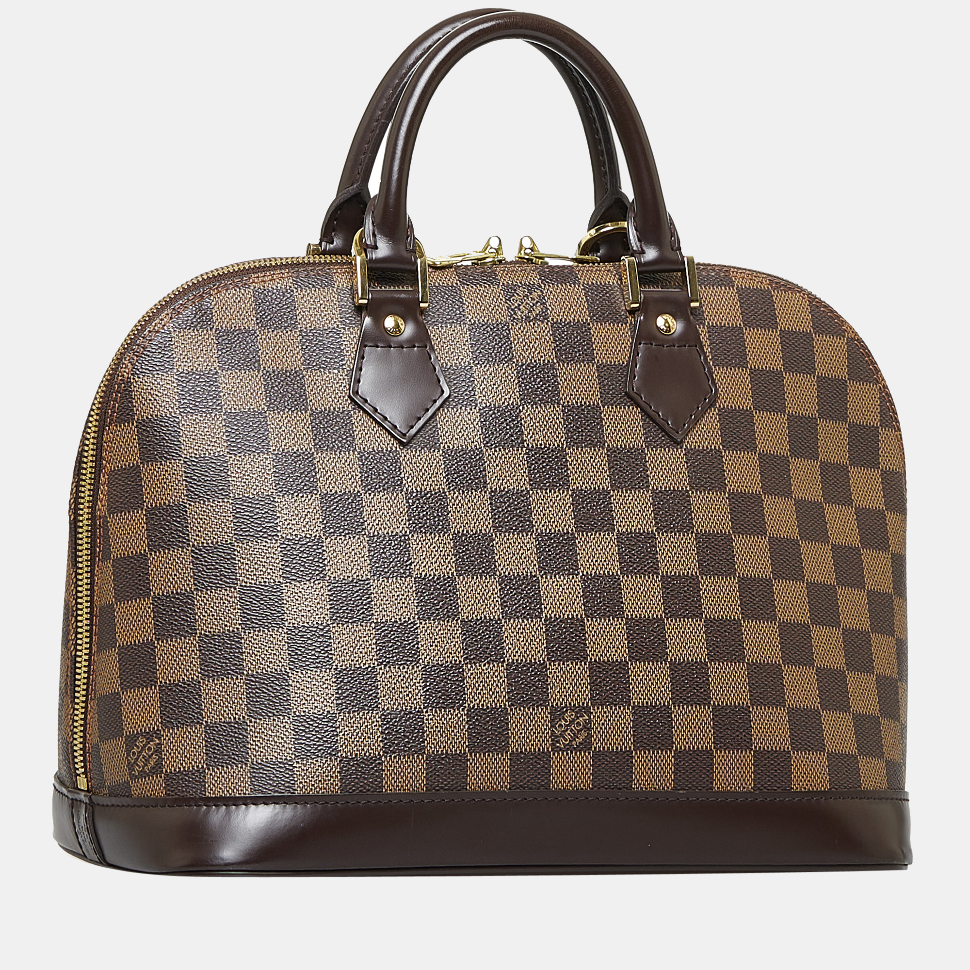 

Louis Vuitton Brown Damier Ebene Alma PM