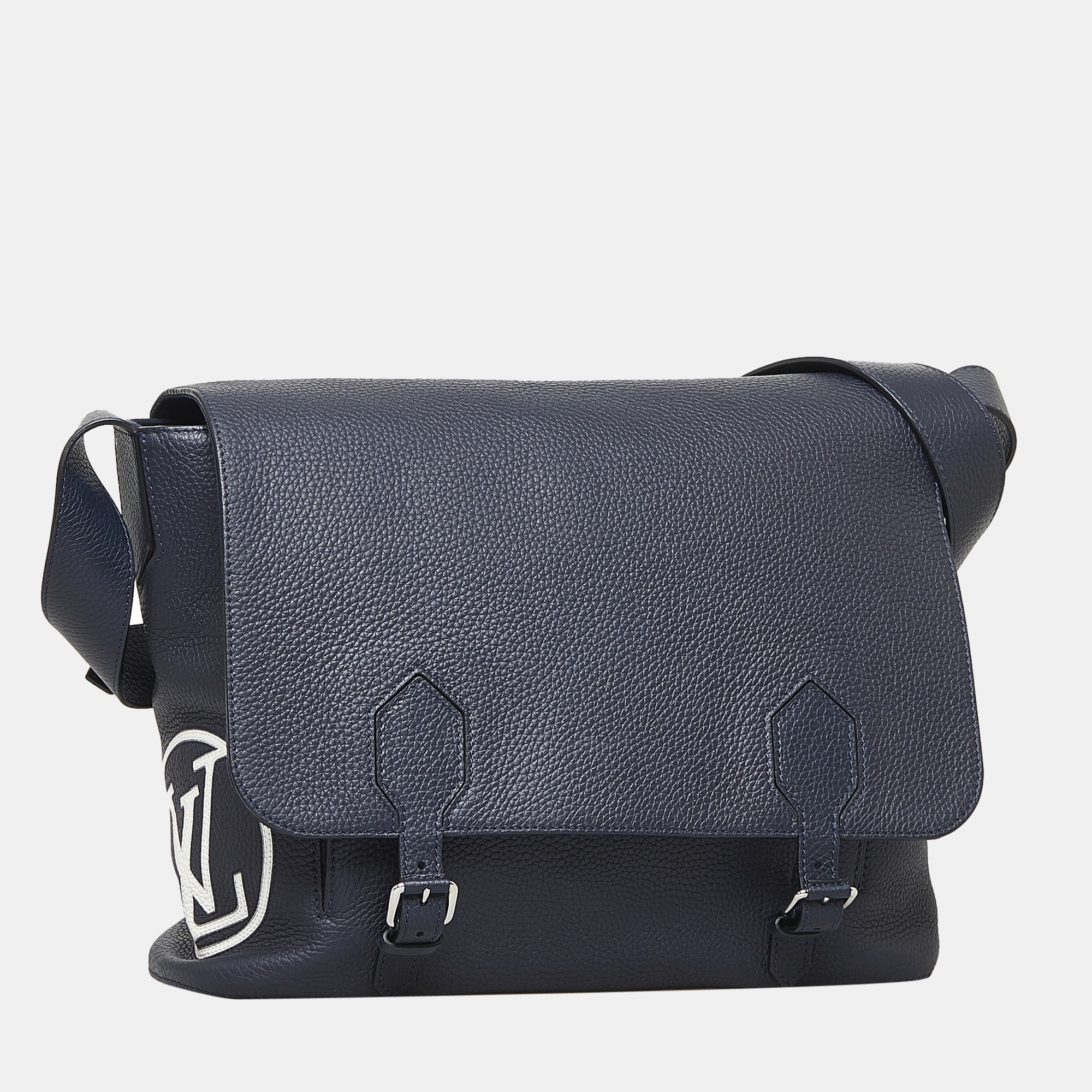 

Louis Vuitton Black Taurillon East Side Messenger Bag