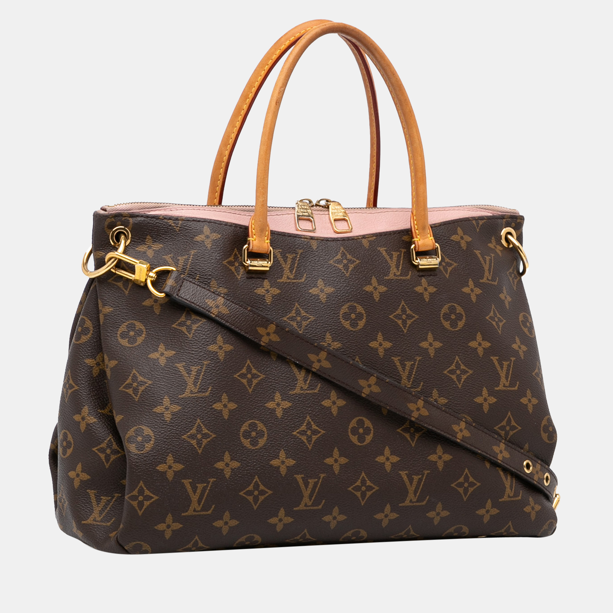 

Louis Vuitton Brown Monogram Pallas MM