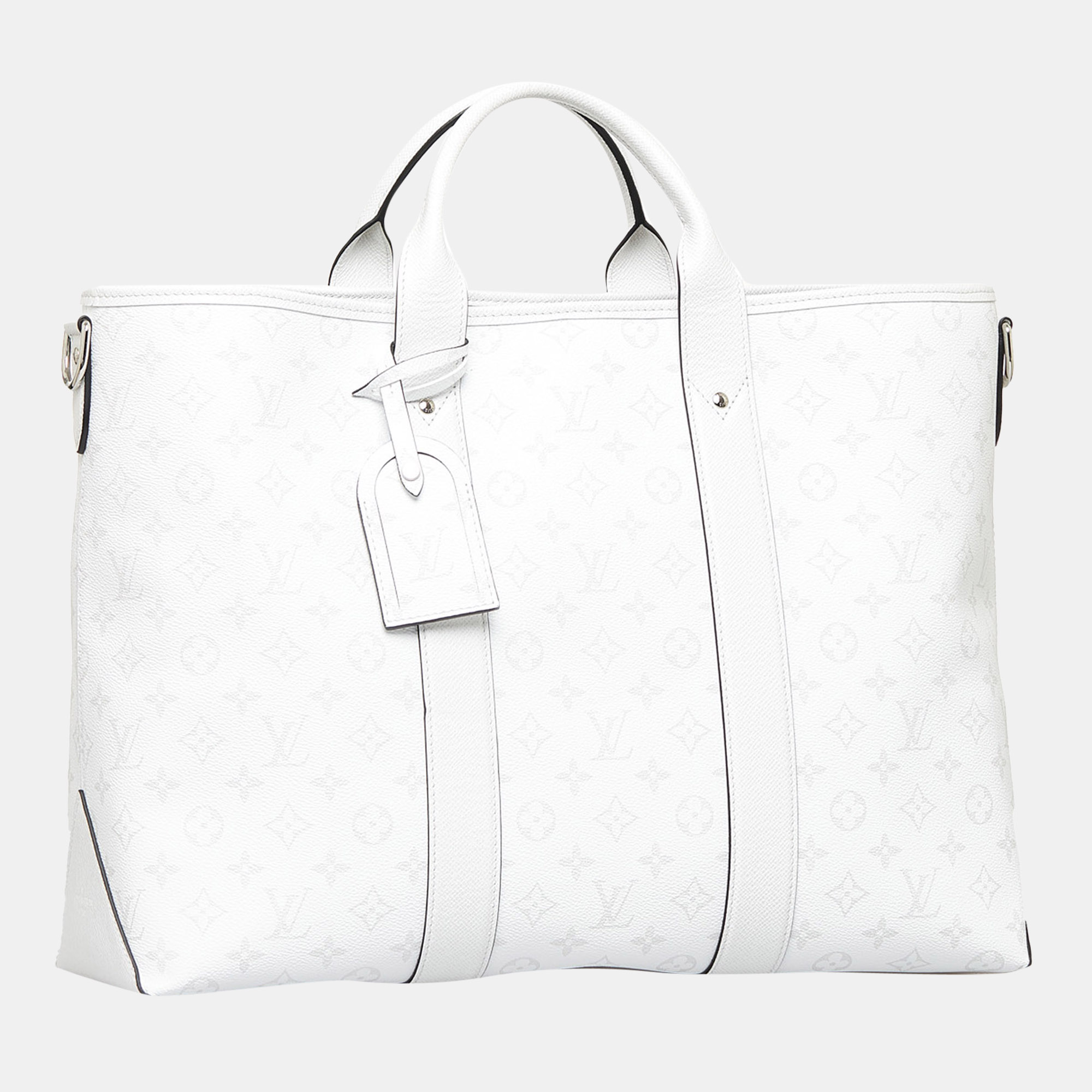 

Louis Vuitton White Monogram Taigarama Weekend Tote NM