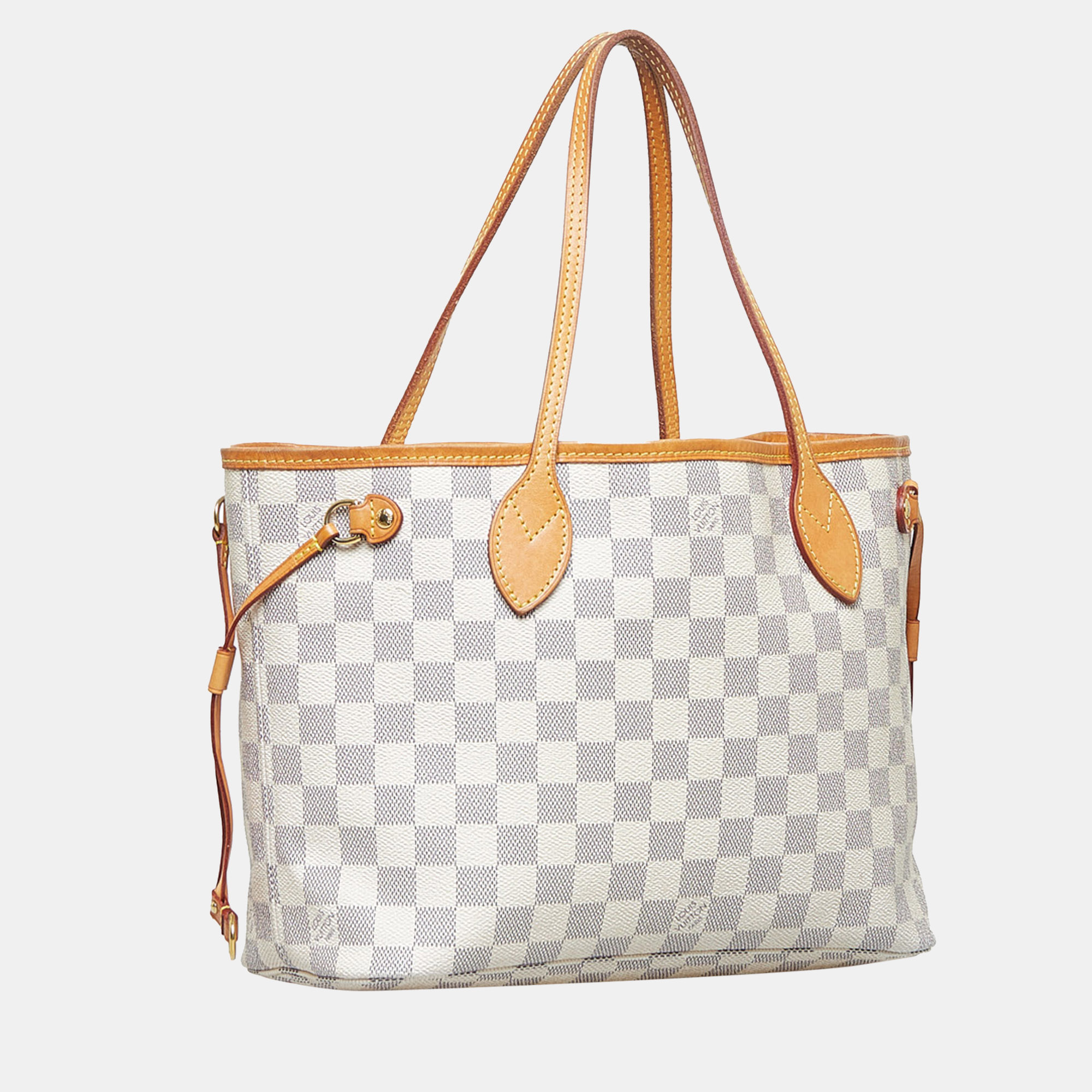 

Louis Vuitton Blue/White Damier Azur Neverfull PM
