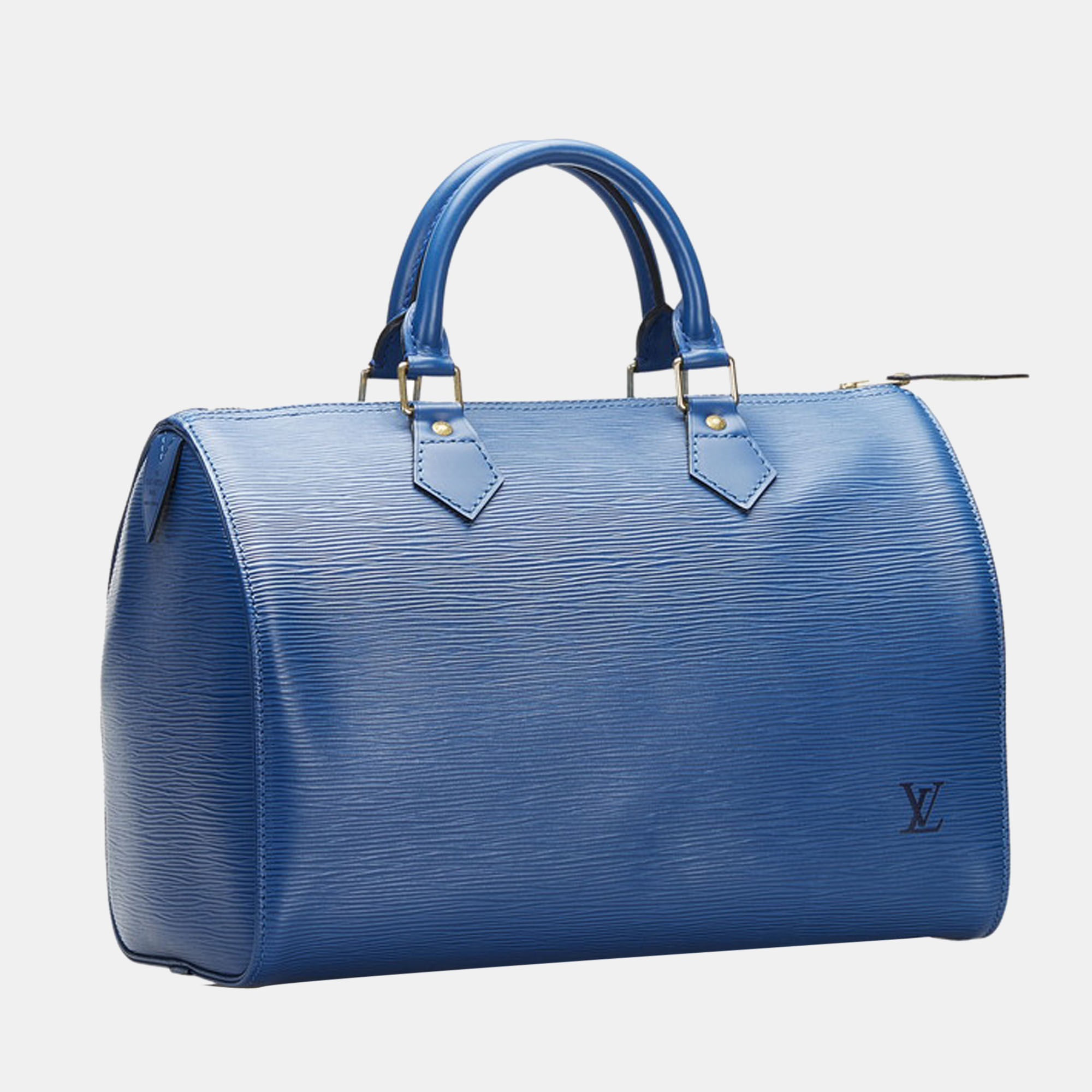 

Louis Vuitton Blue Epi Leather Speedy 30 Bag