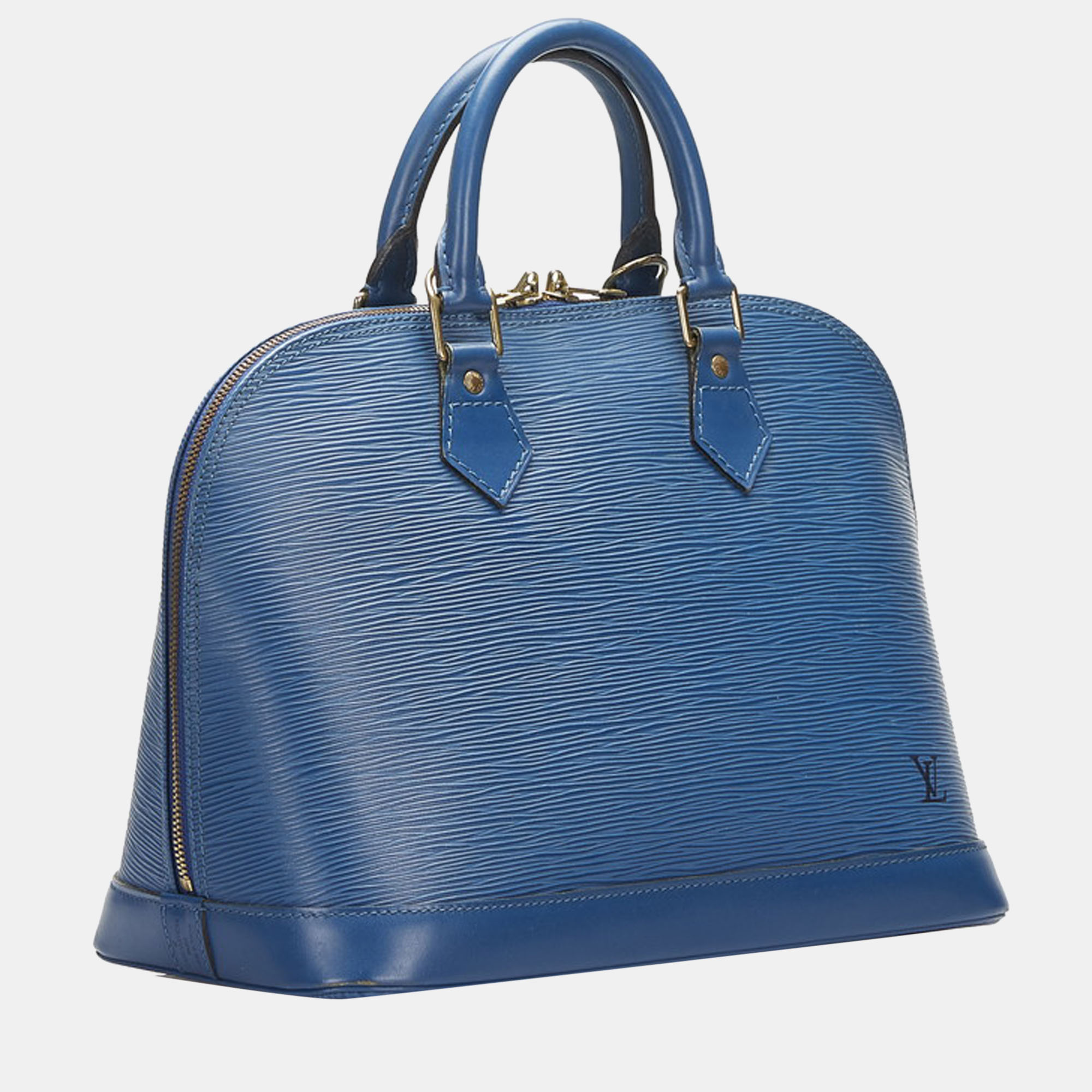 

Louis Vuitton Blue Epi Leather Alma PM Handbag