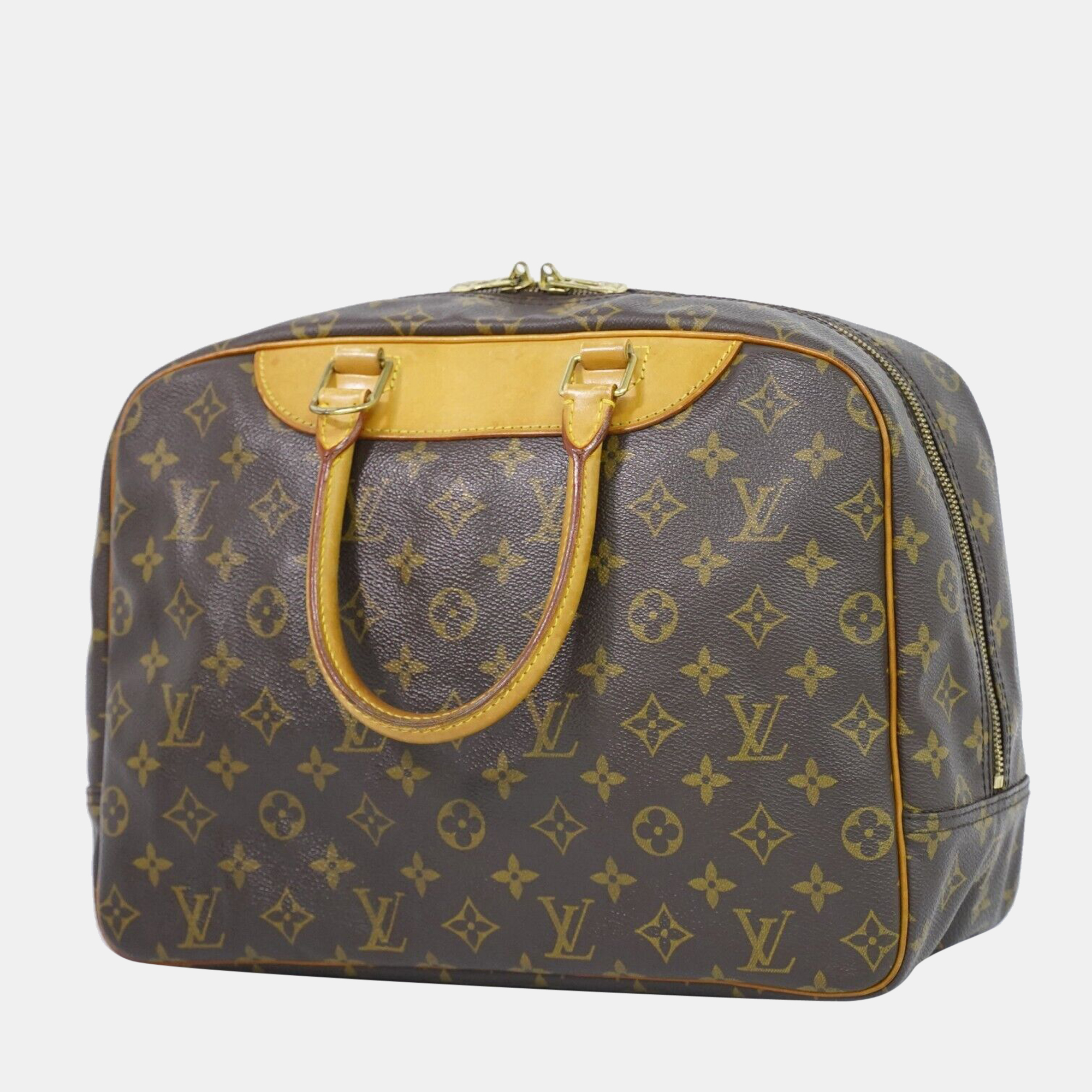 

Louis Vuitton Brown Monogram Canvas Deauville Bag