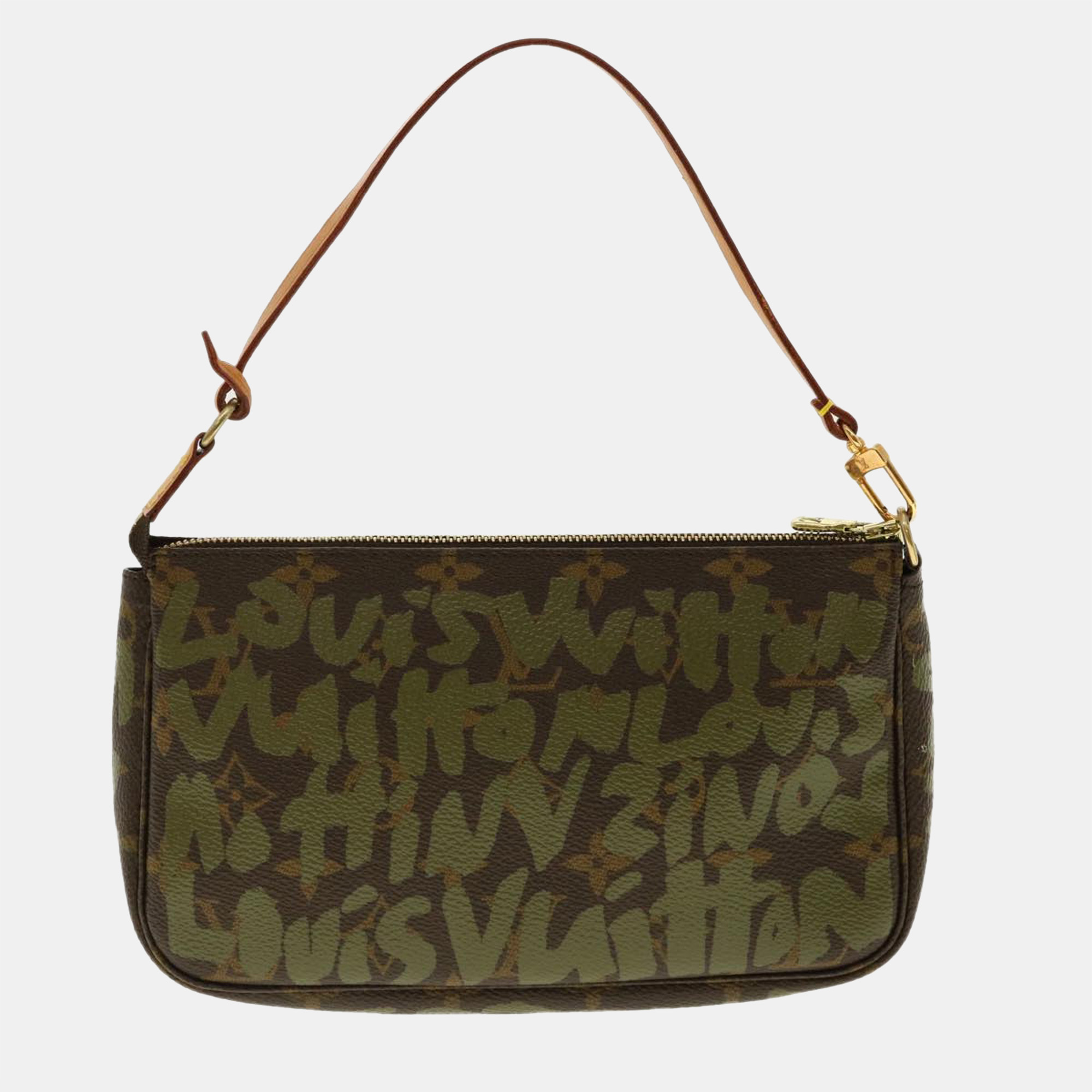 

Louis Vuitton Brown Monogram Canvas Pochette Accessoires Bag