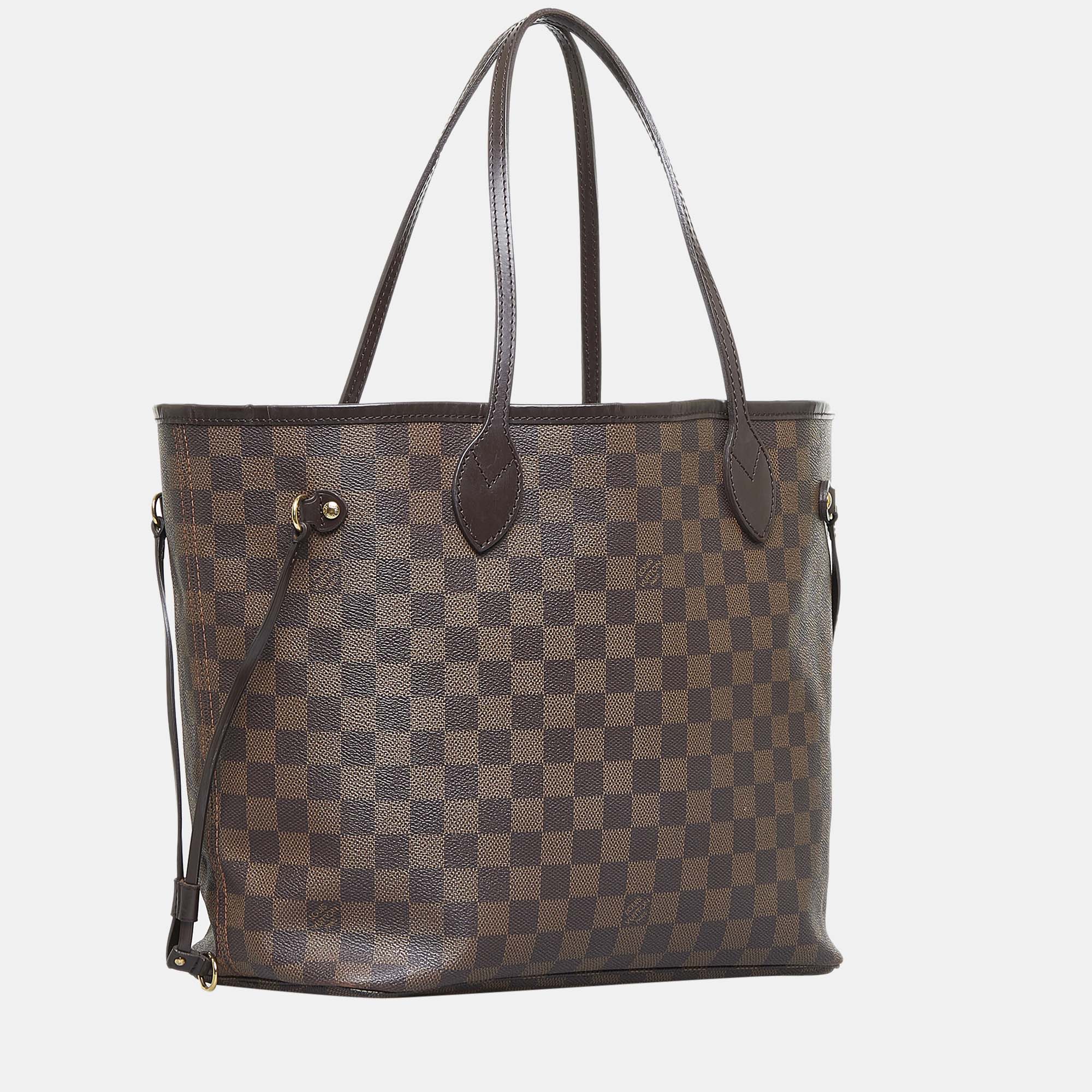 

Louis Vuitton Damier Ebene Neverfull MM, Brown