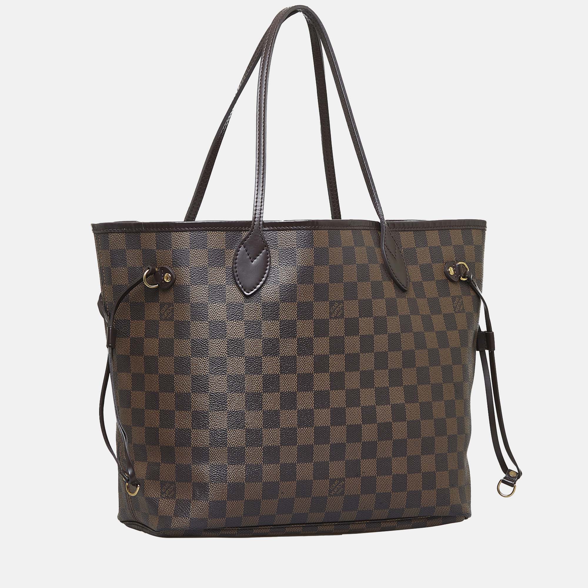 

Louis Vuitton Damier Ebene Neverfull MM, Brown