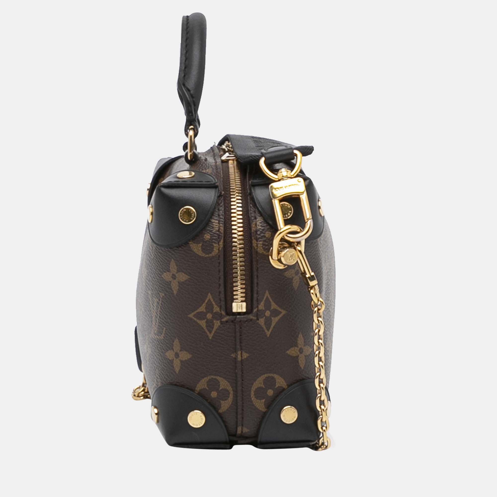 

Louis Vuitton Monogram Petite Malle Souple, Brown