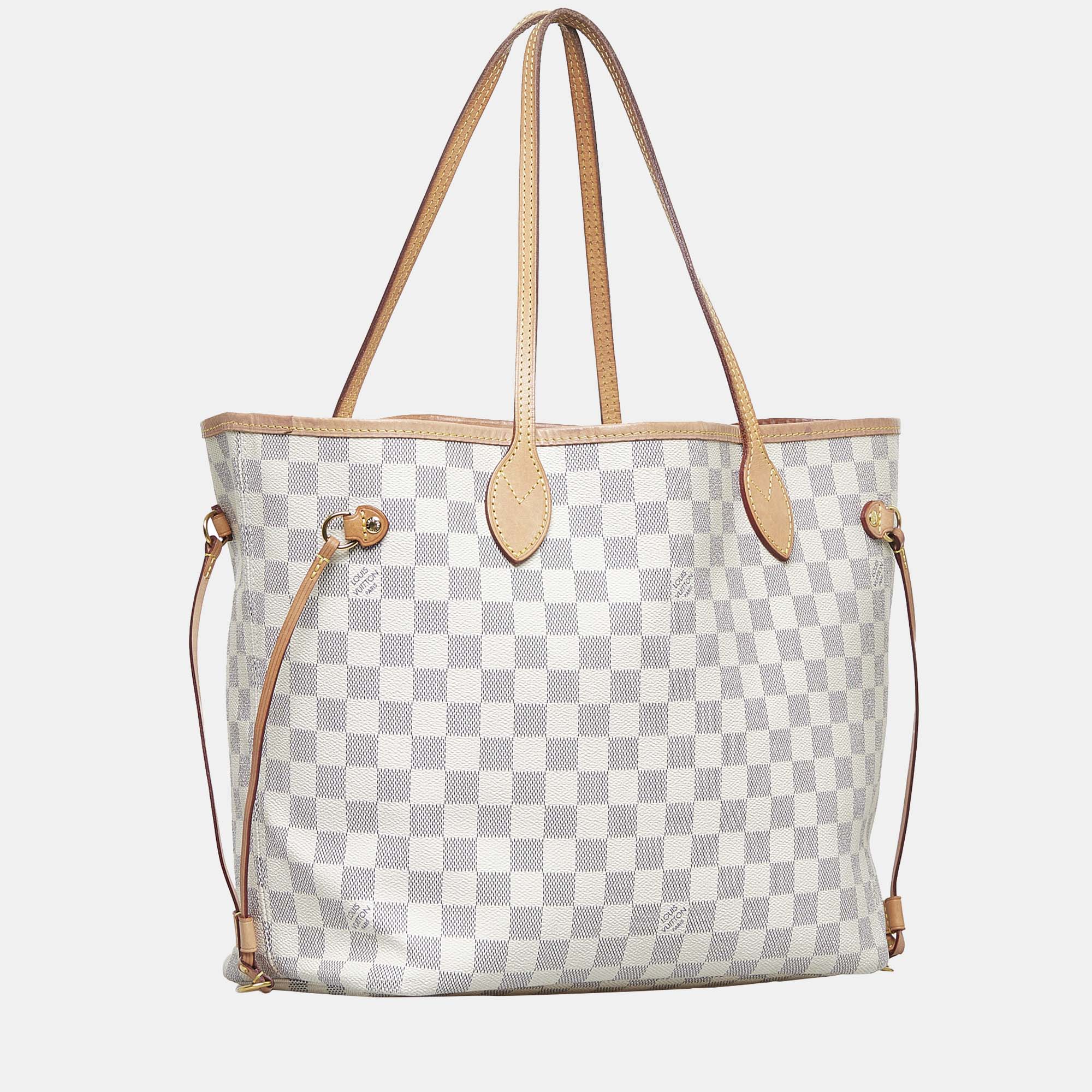 

Louis Vuitton Blue/White Damier Azur Neverfull MM