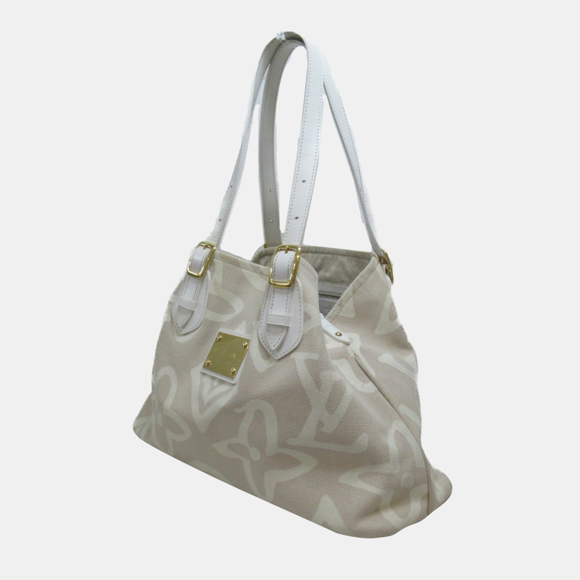 

Louis Vuitton White Monogram Canvas Tahitienne Cabas PM Shoulder Bag