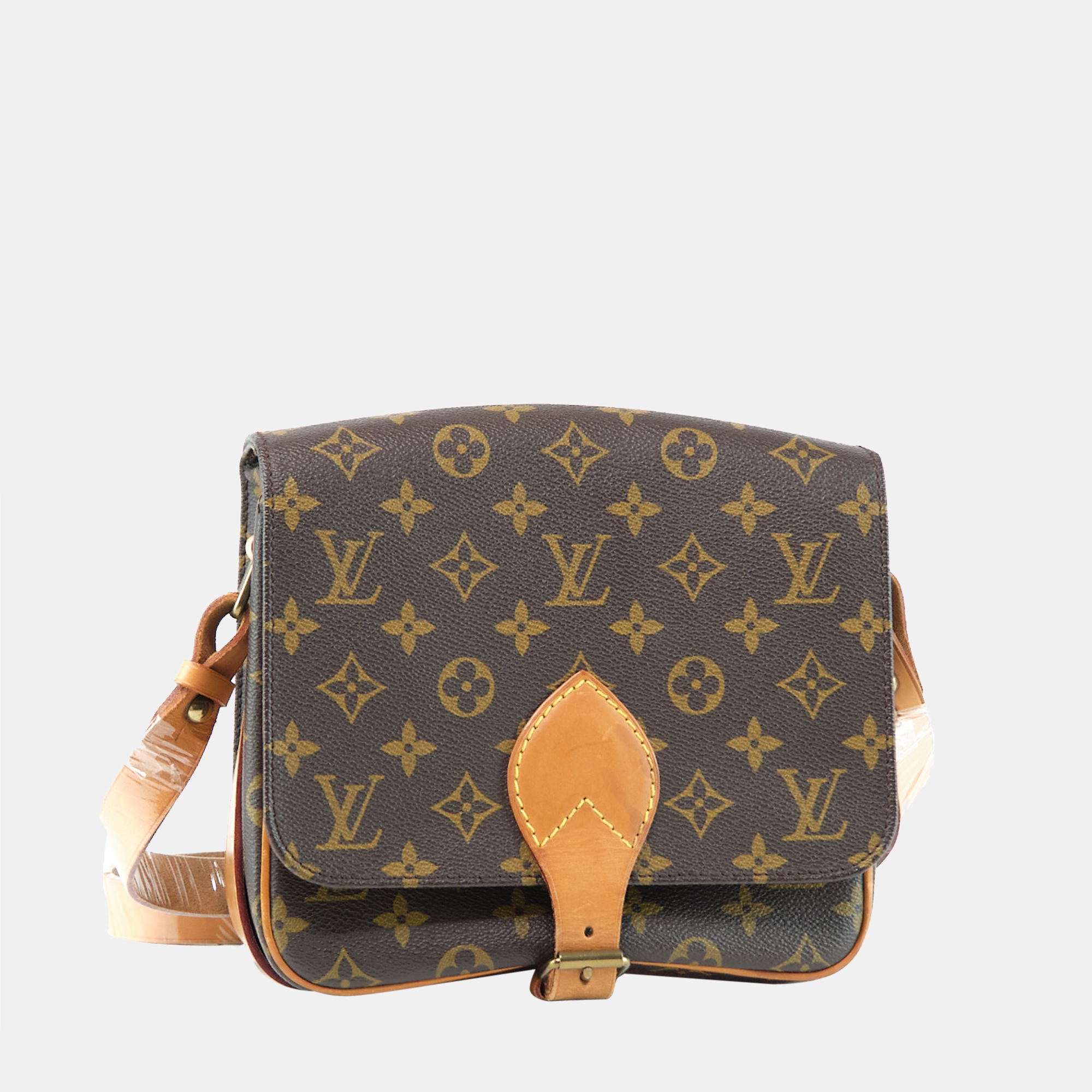 

Louis Vuitton Brown Canvas Monogram Cartouchiere MM Crossbody Bag