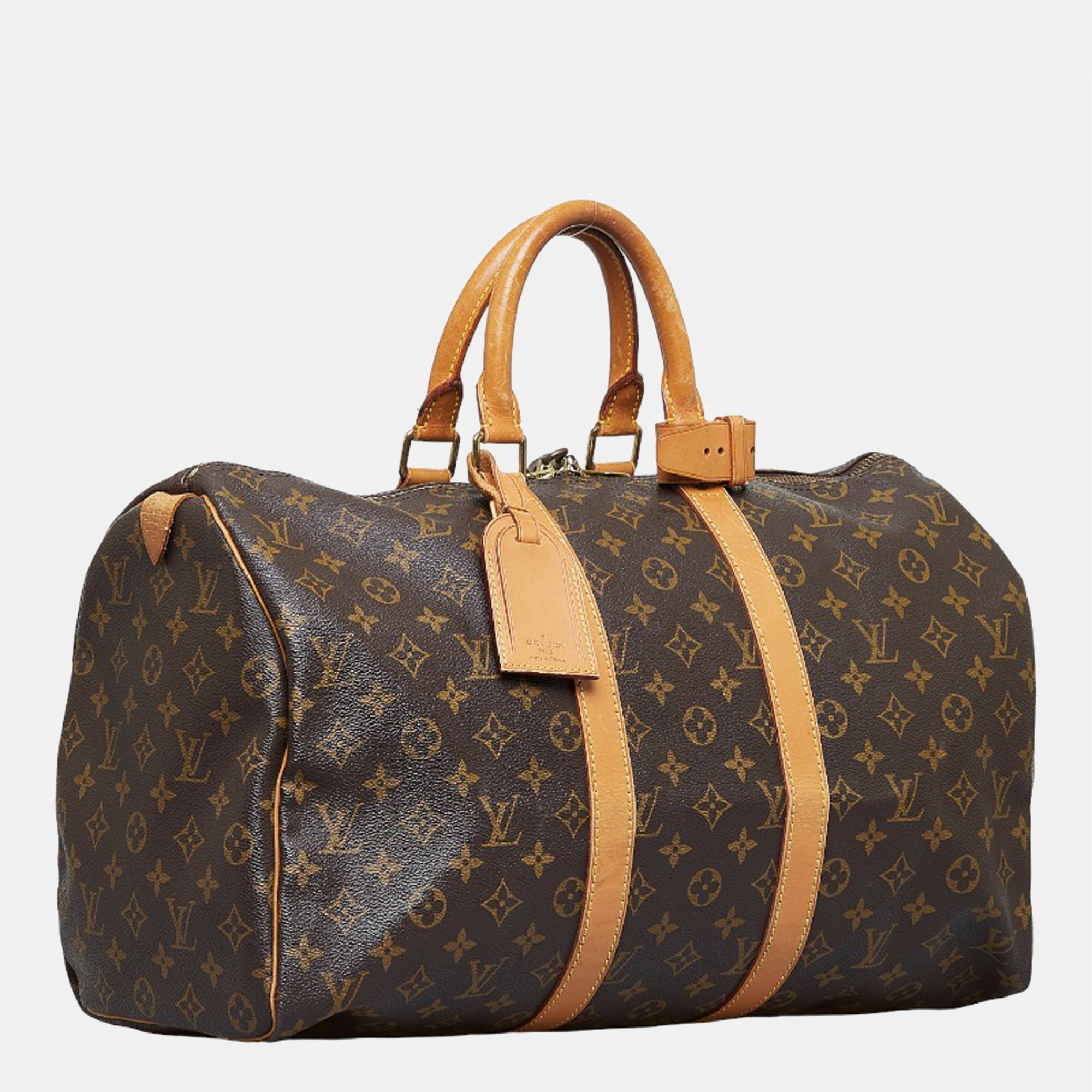 

Louis Vuitton Brown Canvas Monogram Keepall 45 Travel Bag