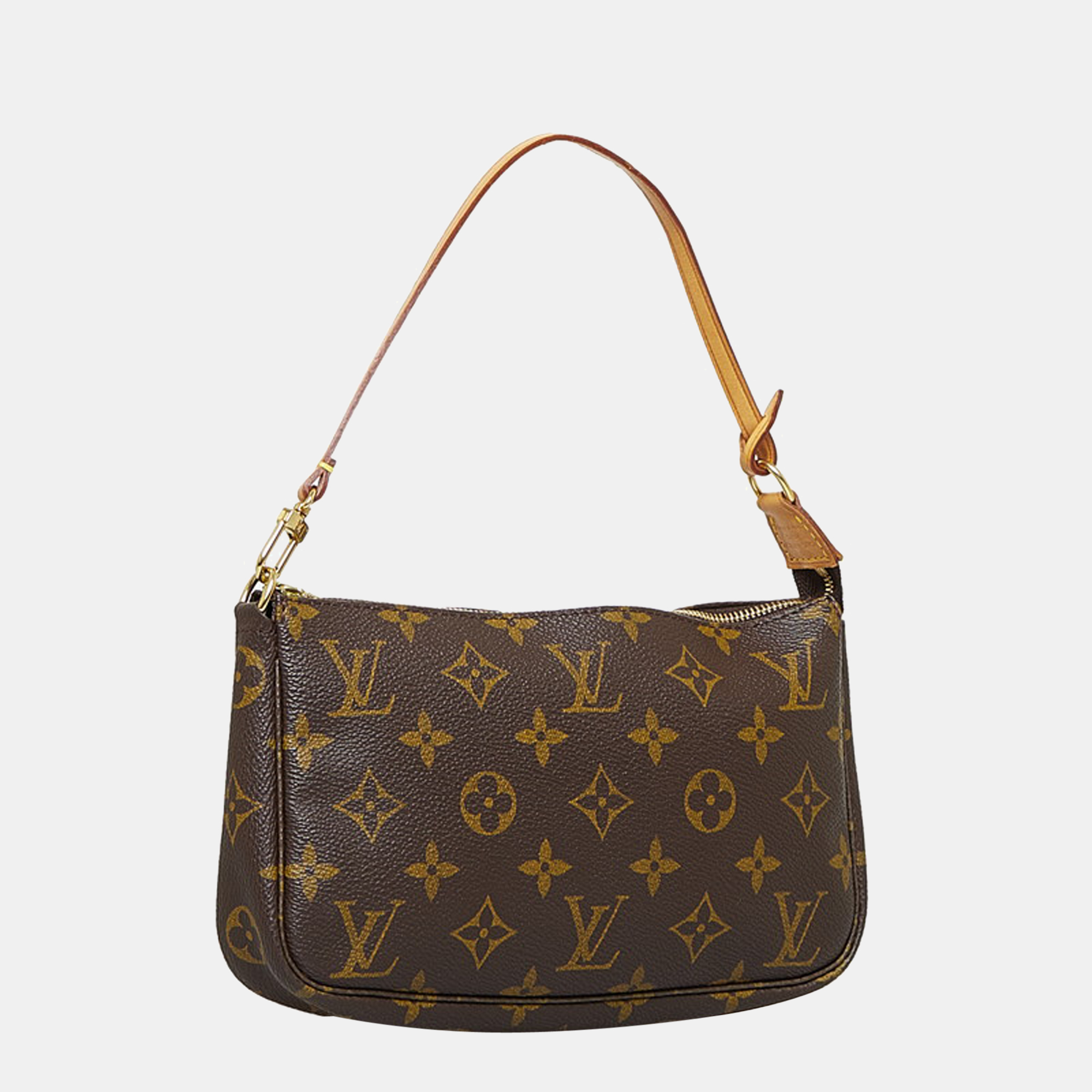 

Louis Vuitton Brown Monogram Canvas Pochette Accessoires Shoulder Bag