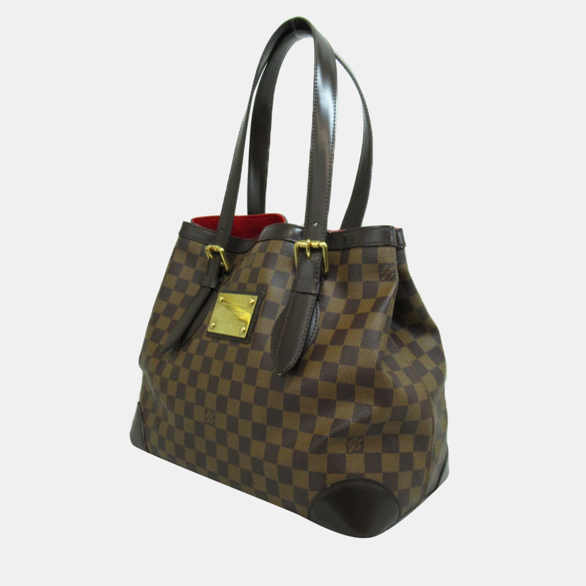 

Louis Vuitton Brown Damier Ebene Canvas Hampstead MM Tote Bag