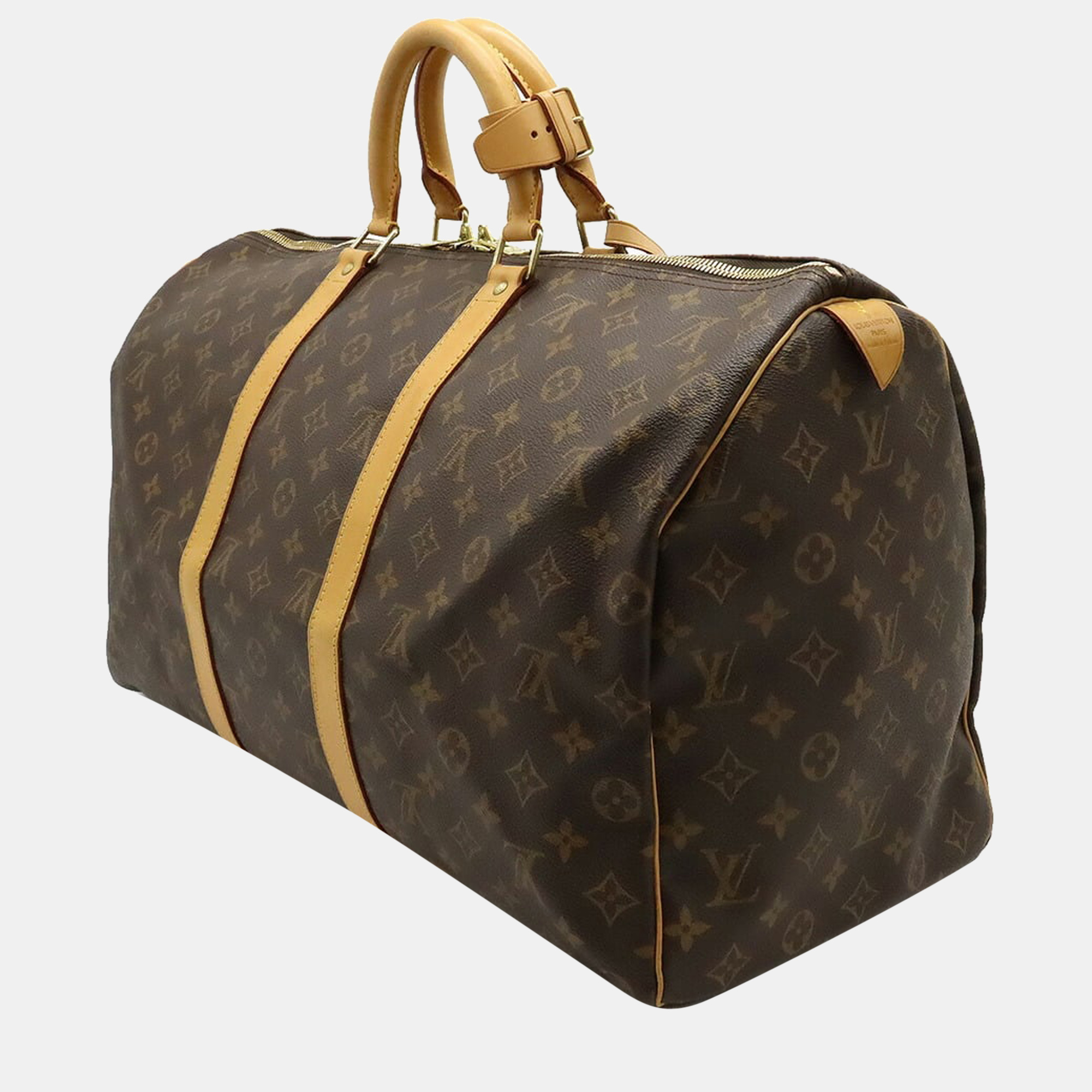 

Louis Vuitton Brown Monogram Canvas Keepall 50 Duffel Bag
