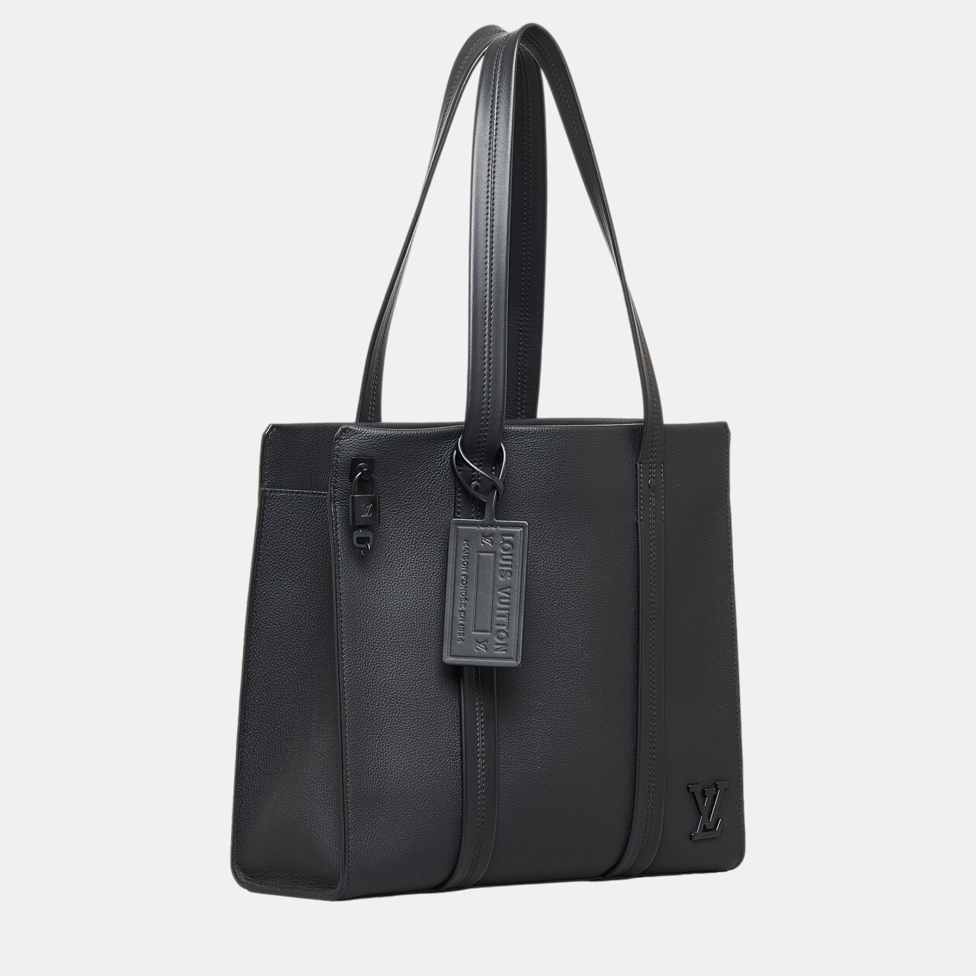 

Louis Vuitton Black Aerogram Tote