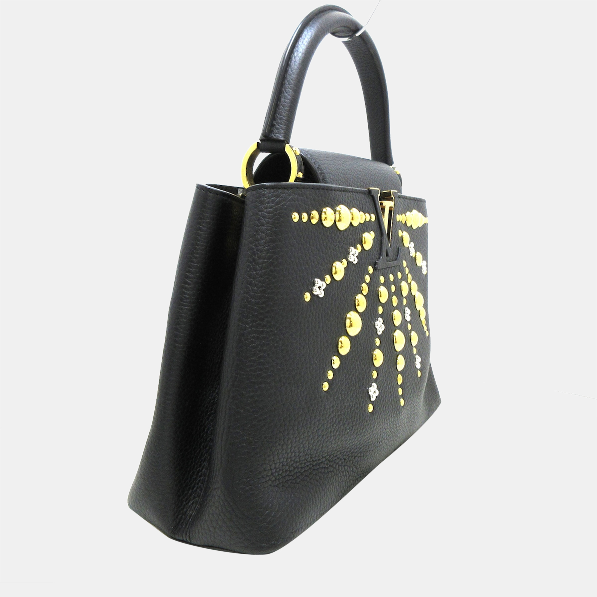 

Louis Vuitton Black Leather Capucines handbag