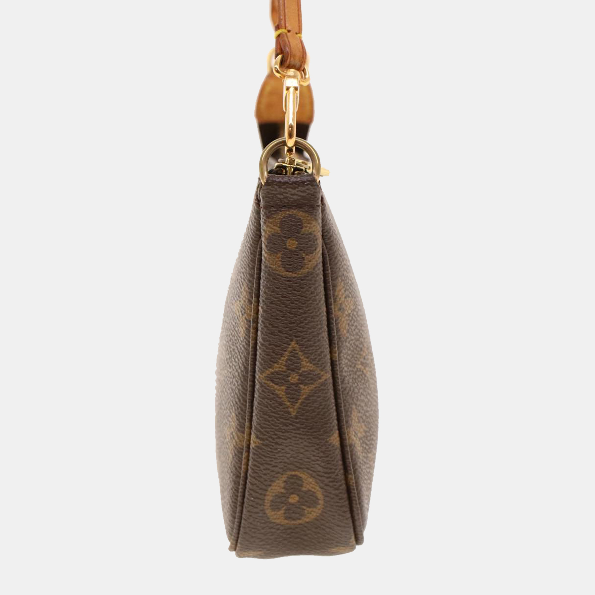 

Louis Vuitton Brown Monogram Canvas Pochette Accessoires Shoulder Bag