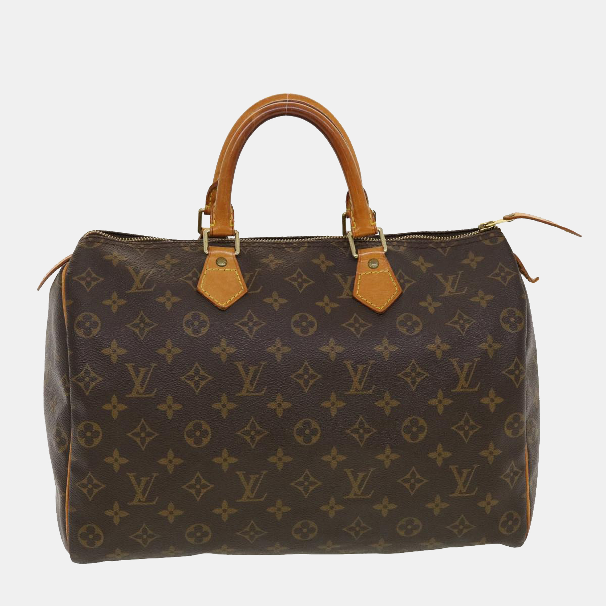 

Louis Vuitton Monogram Canvas Speedy 35 Bag, Brown