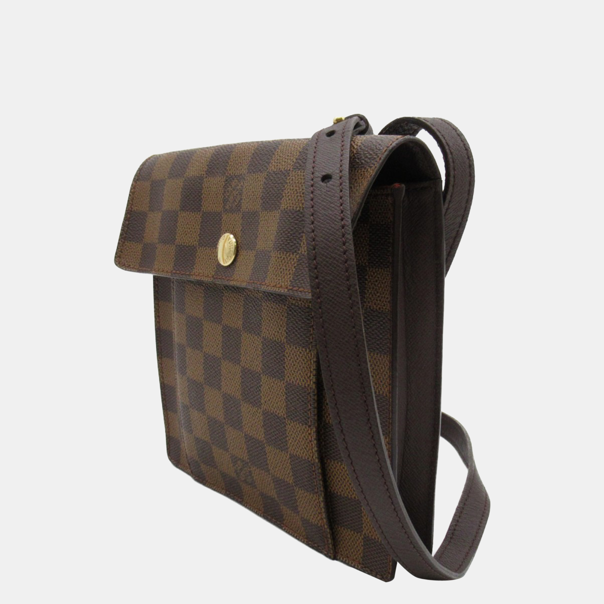 

Louis Vuitton Brown Canvas Damier Ebene Pimlico Crossbody Bag