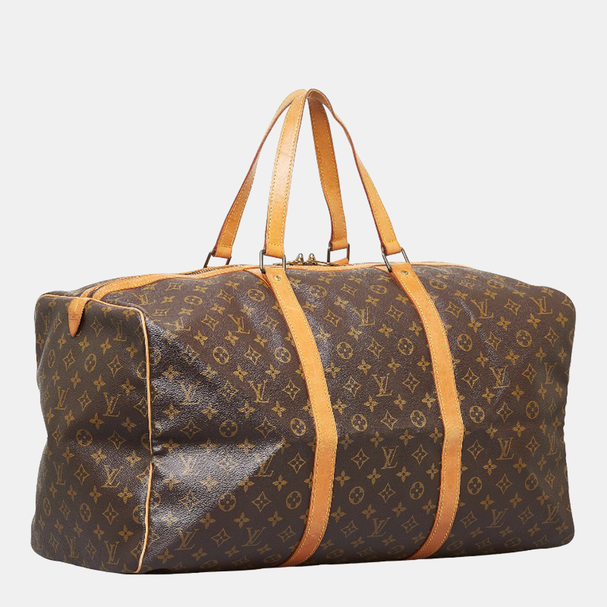 

Louis Vuitton Brown Canvas Monogram Sac Souple 55 Travel Bag