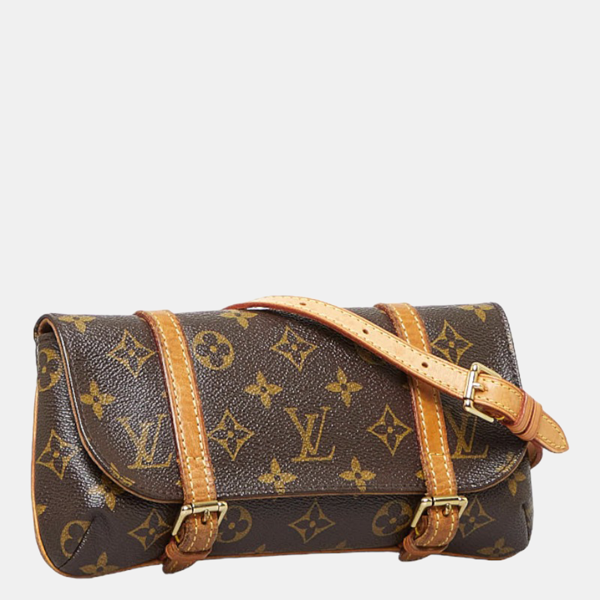 

Louis Vuitton Brown Canvas Monogram Pochette Marelle Belt Bag