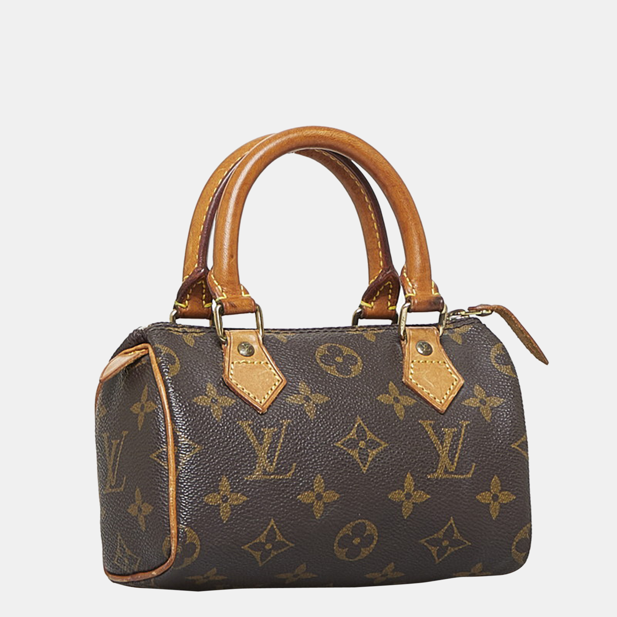 

Louis Vuitton Brown Monogram Canvas Mini Speedy Handbag
