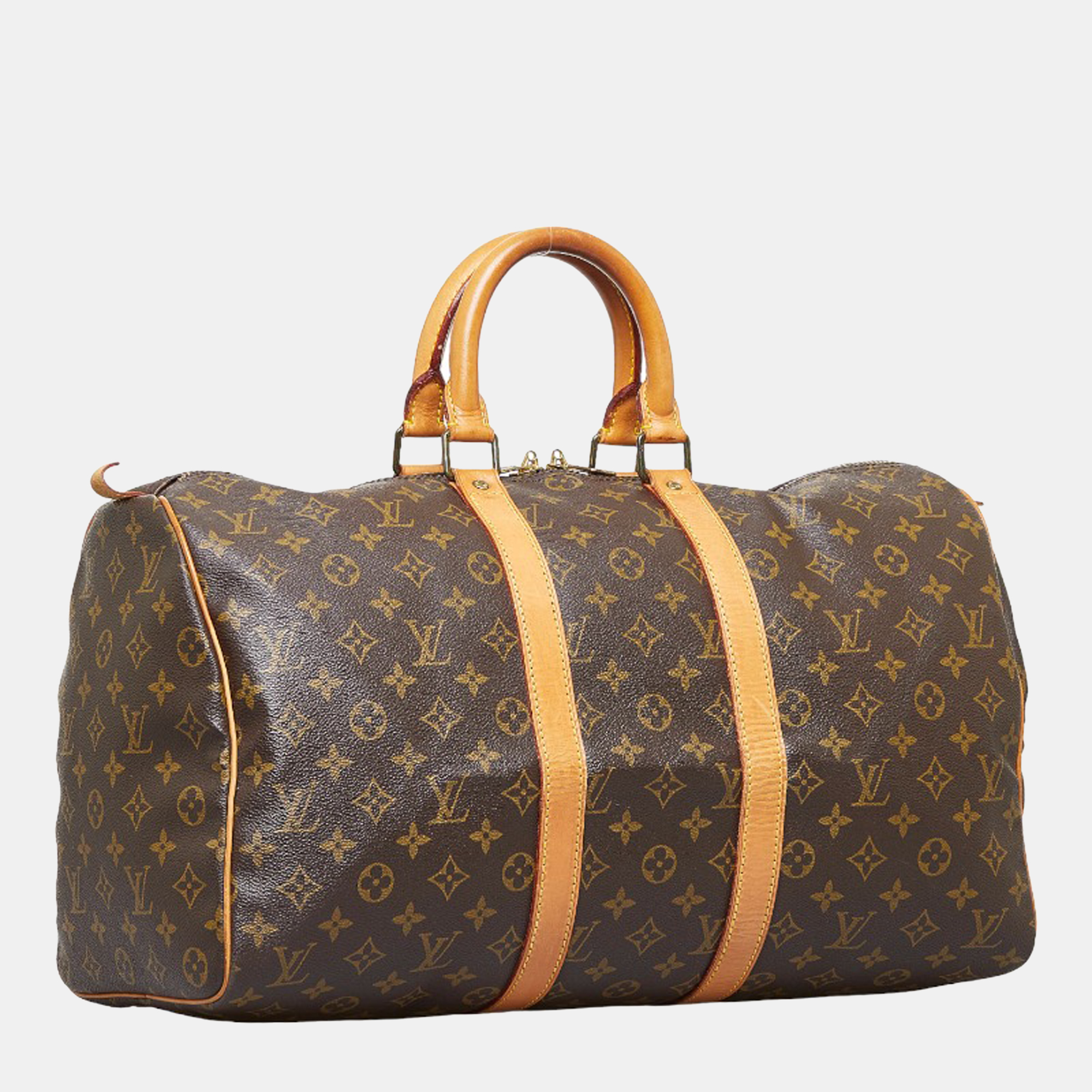 

Louis Vuitton Brown Canvas Monogram Keepall 45 Travel Bag