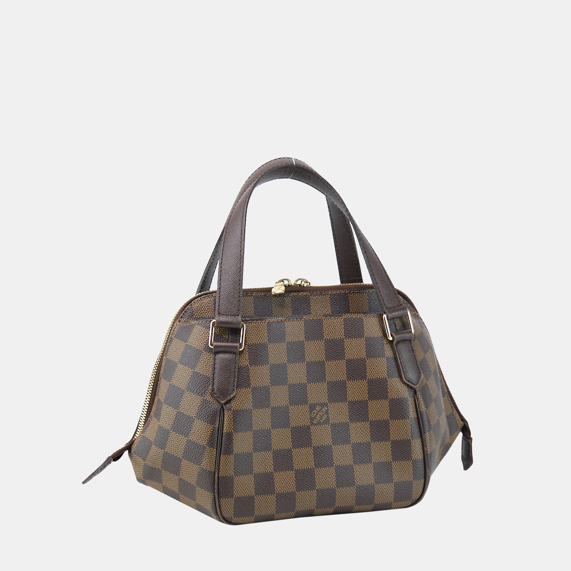 

Louis Vuitton Brown Canvas Damier Ebene Belem PM Handbag