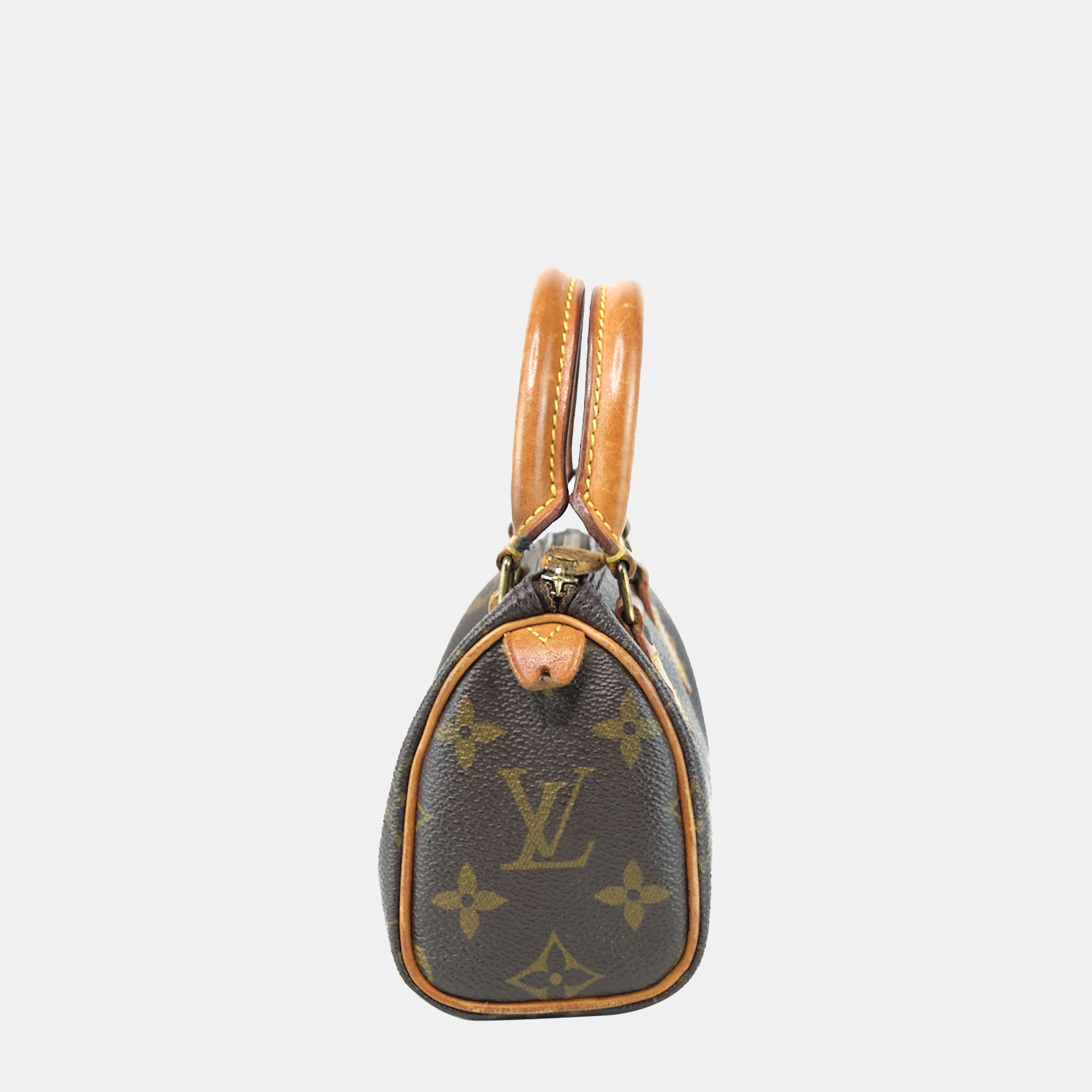 

Louis Vuitton Brown Monogram Canvas Mini Speedy Handbag